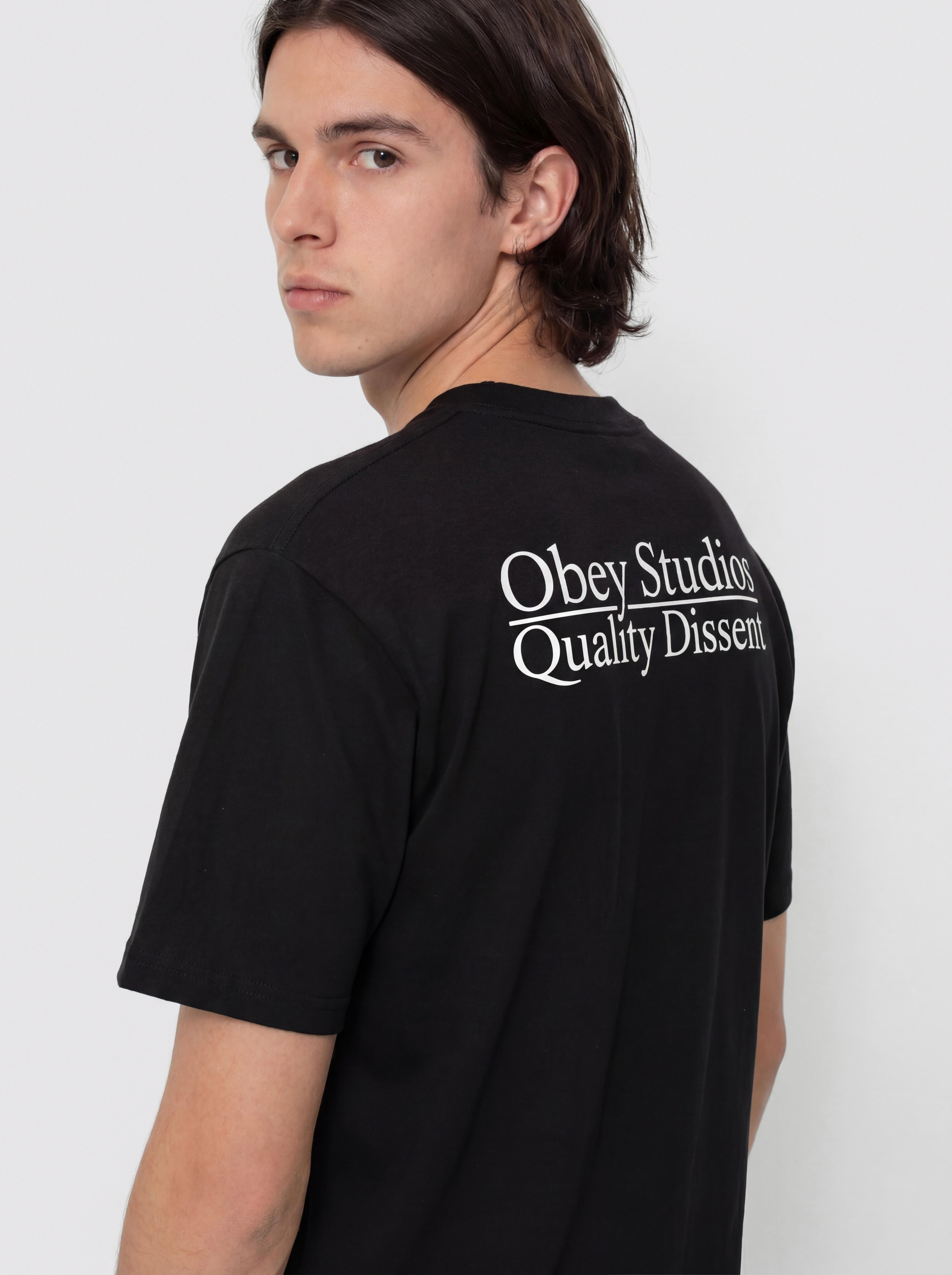 Тениска OBEY Studios Quality Dissent (black)