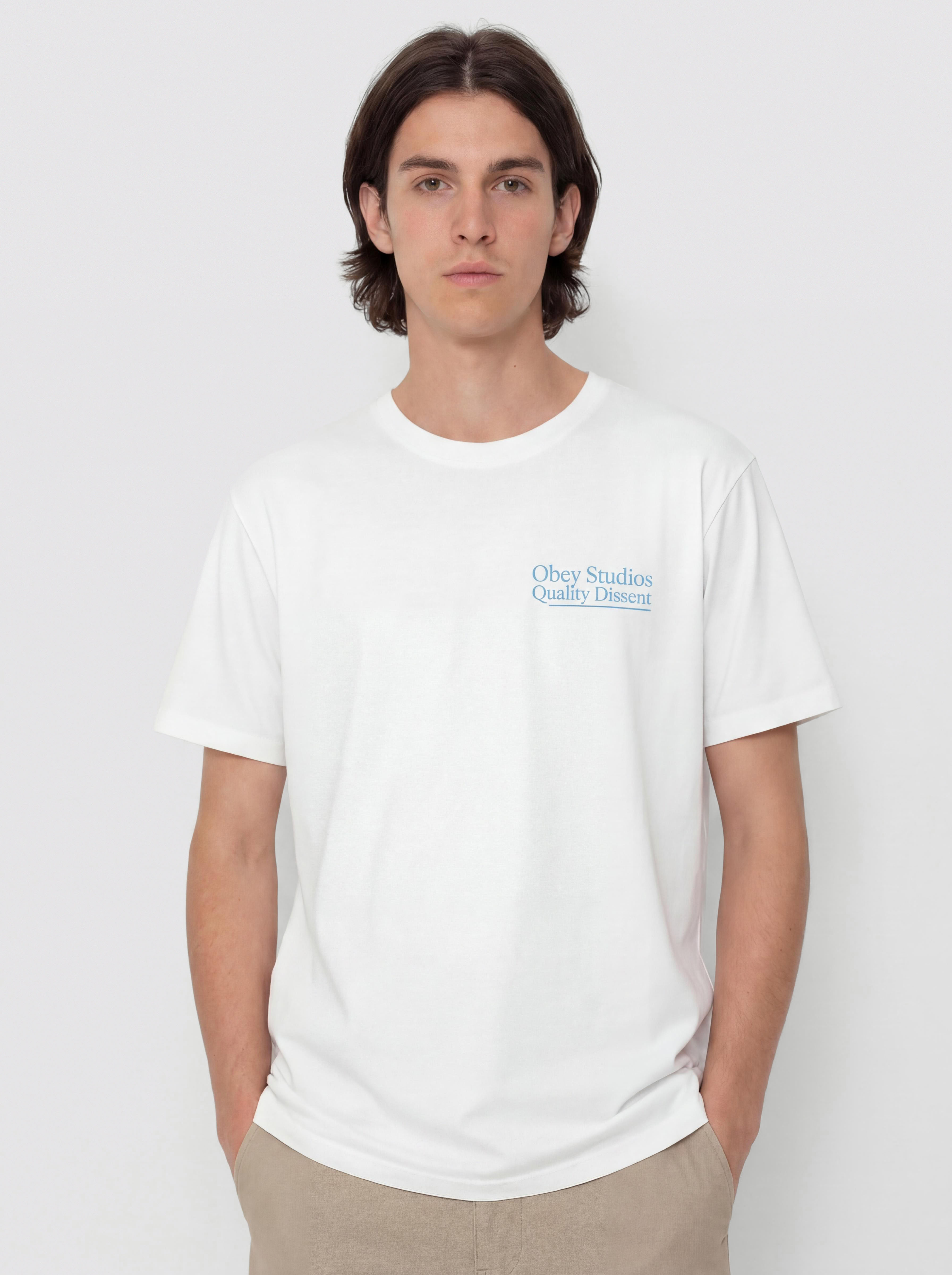 u0422u0435u043du0438u0441u043au0430 OBEY Studios Quality Dissent (white)
