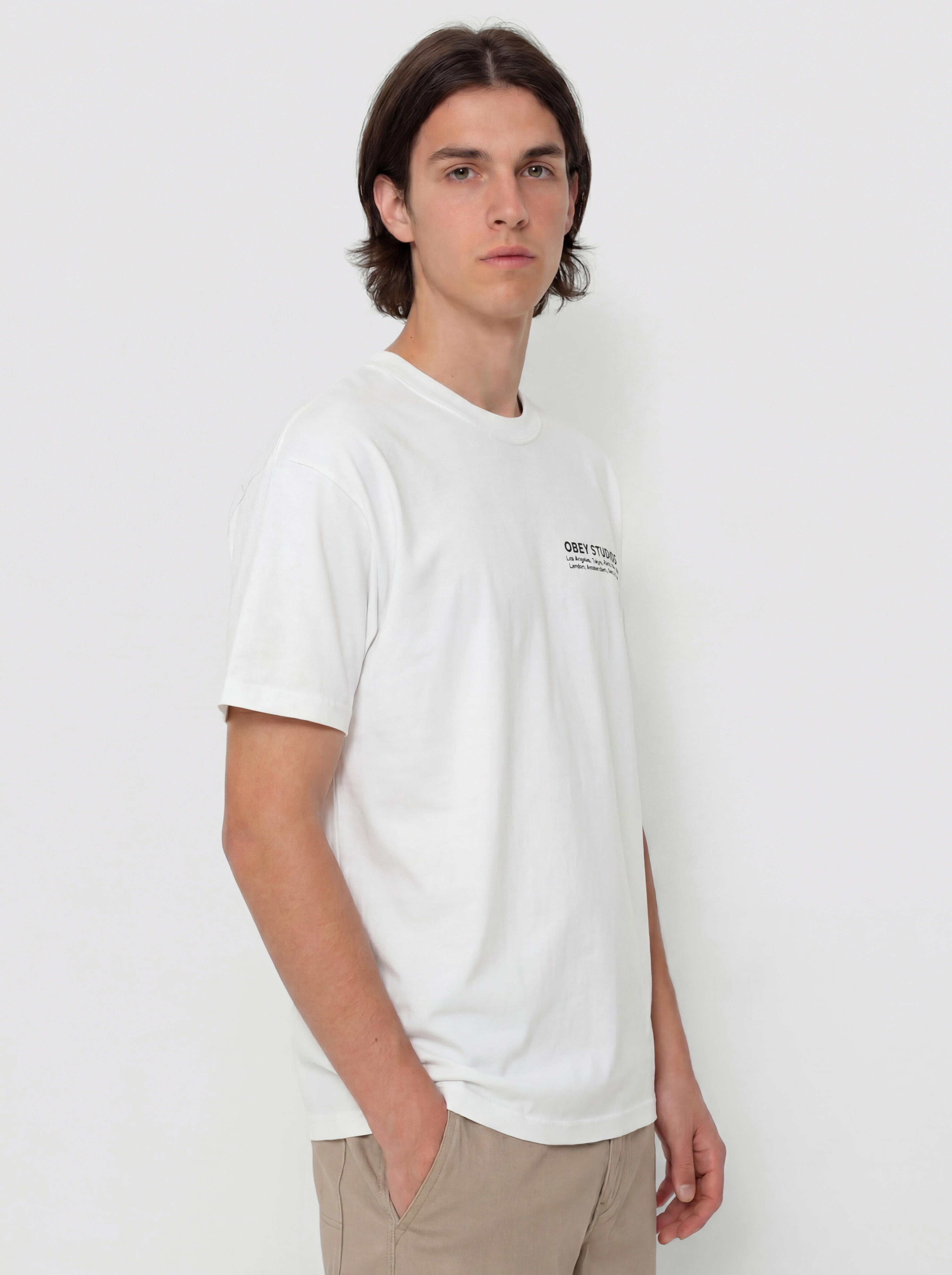 Тениска OBEY Studios Eye (white)