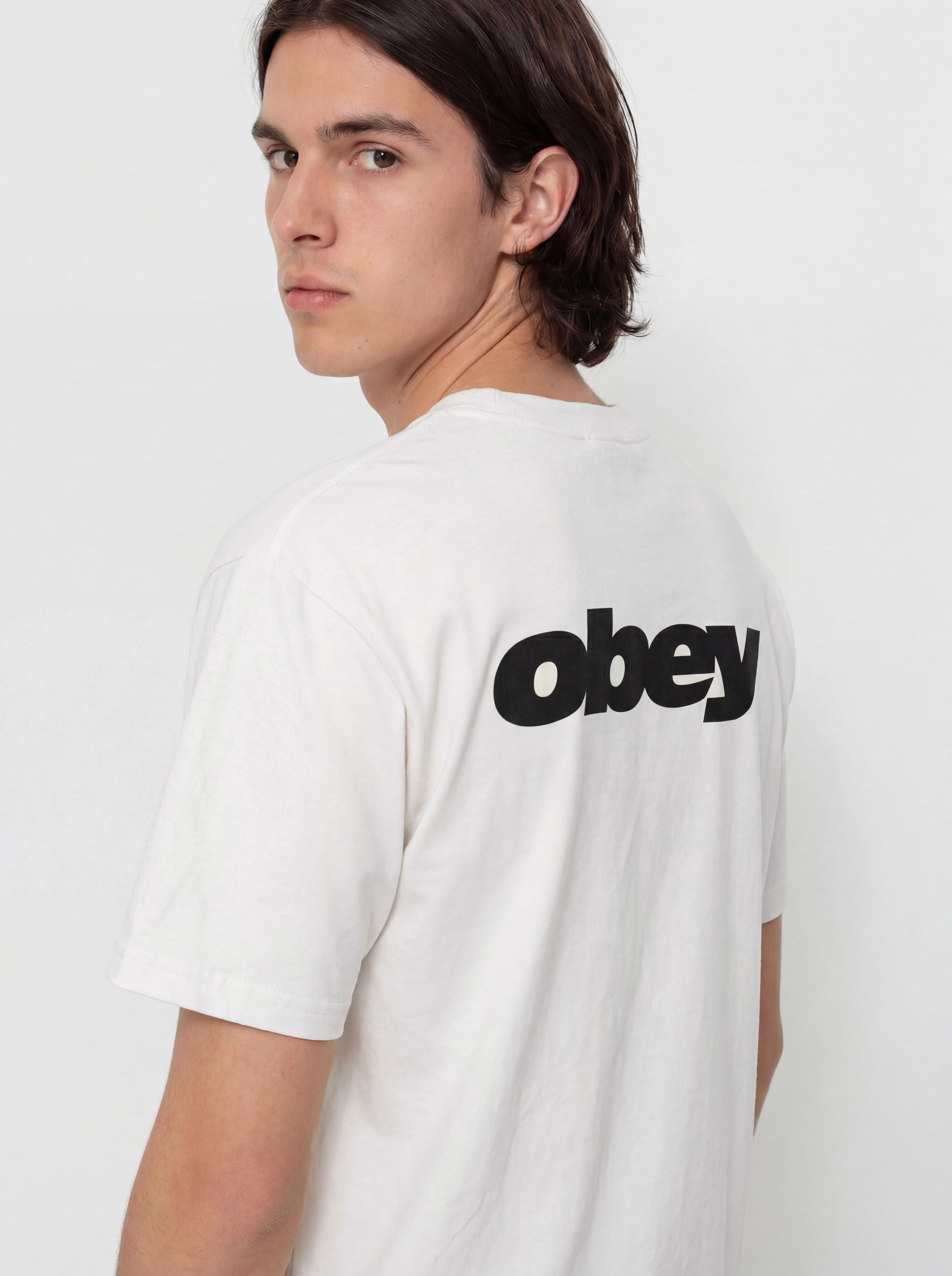 Тениска OBEY Bounce (pigment vintage white)