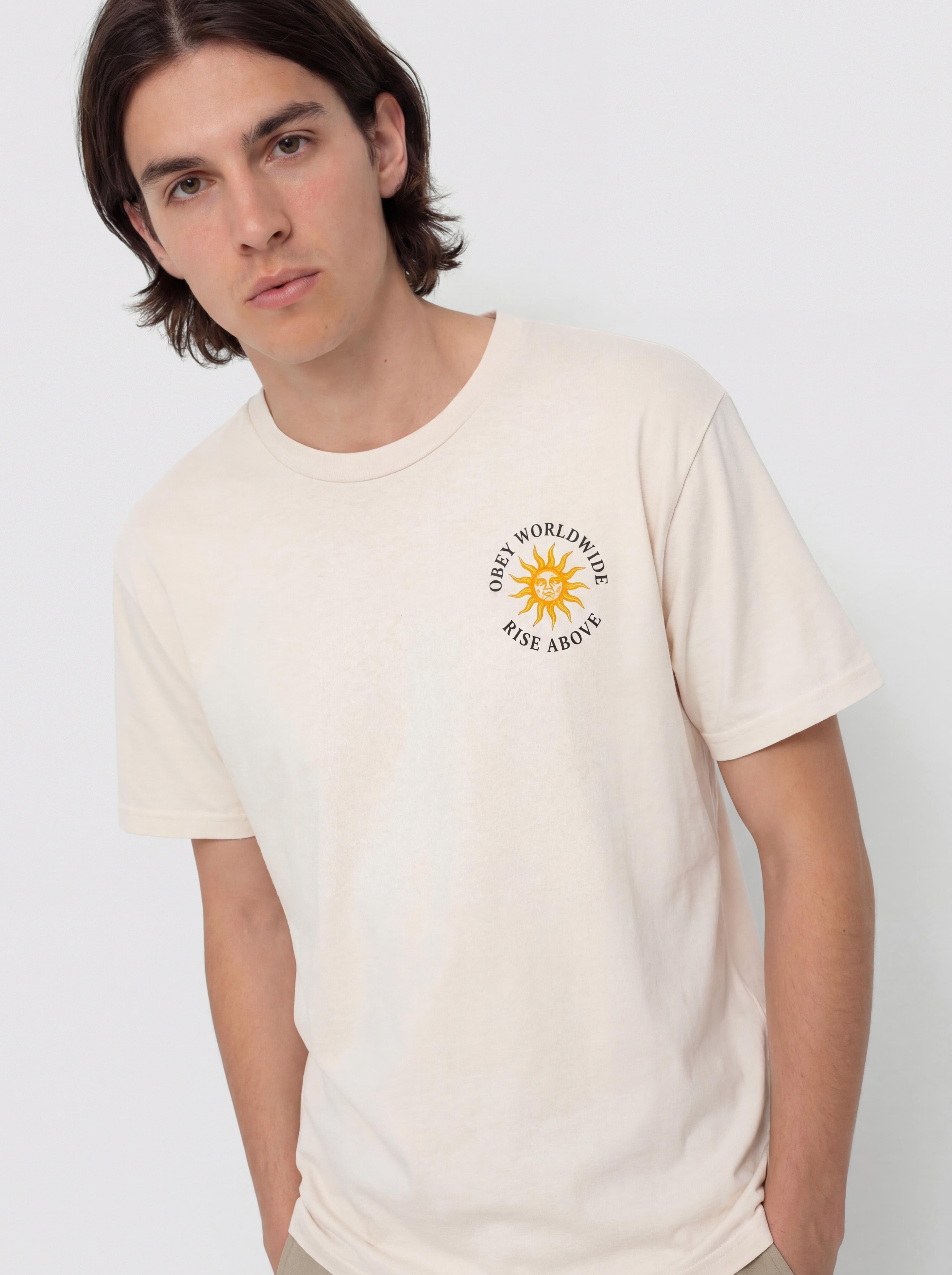 Тениска OBEY Rise (pigment sago)