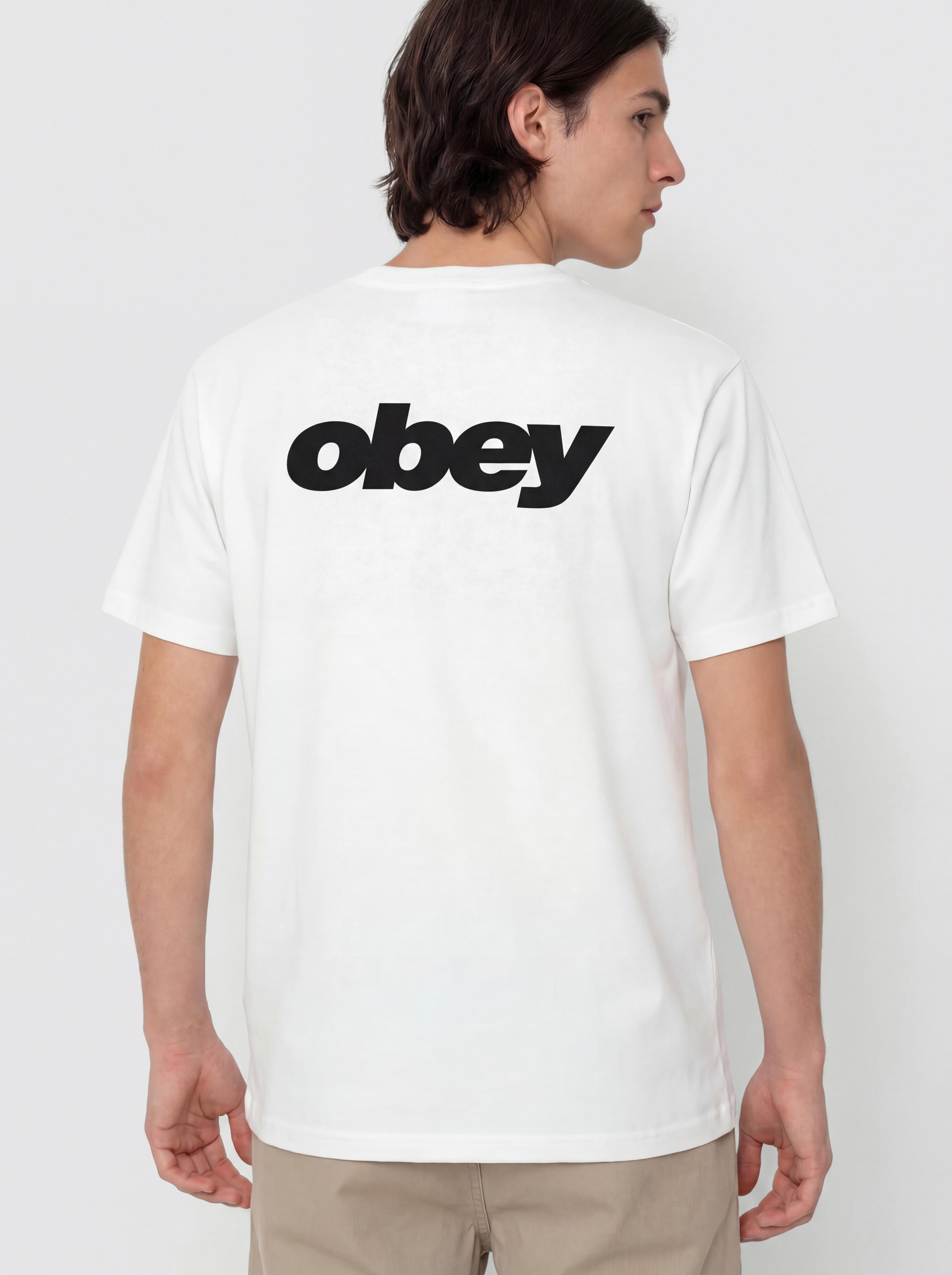 Тениска OBEY Bounce (pigment vintage white)