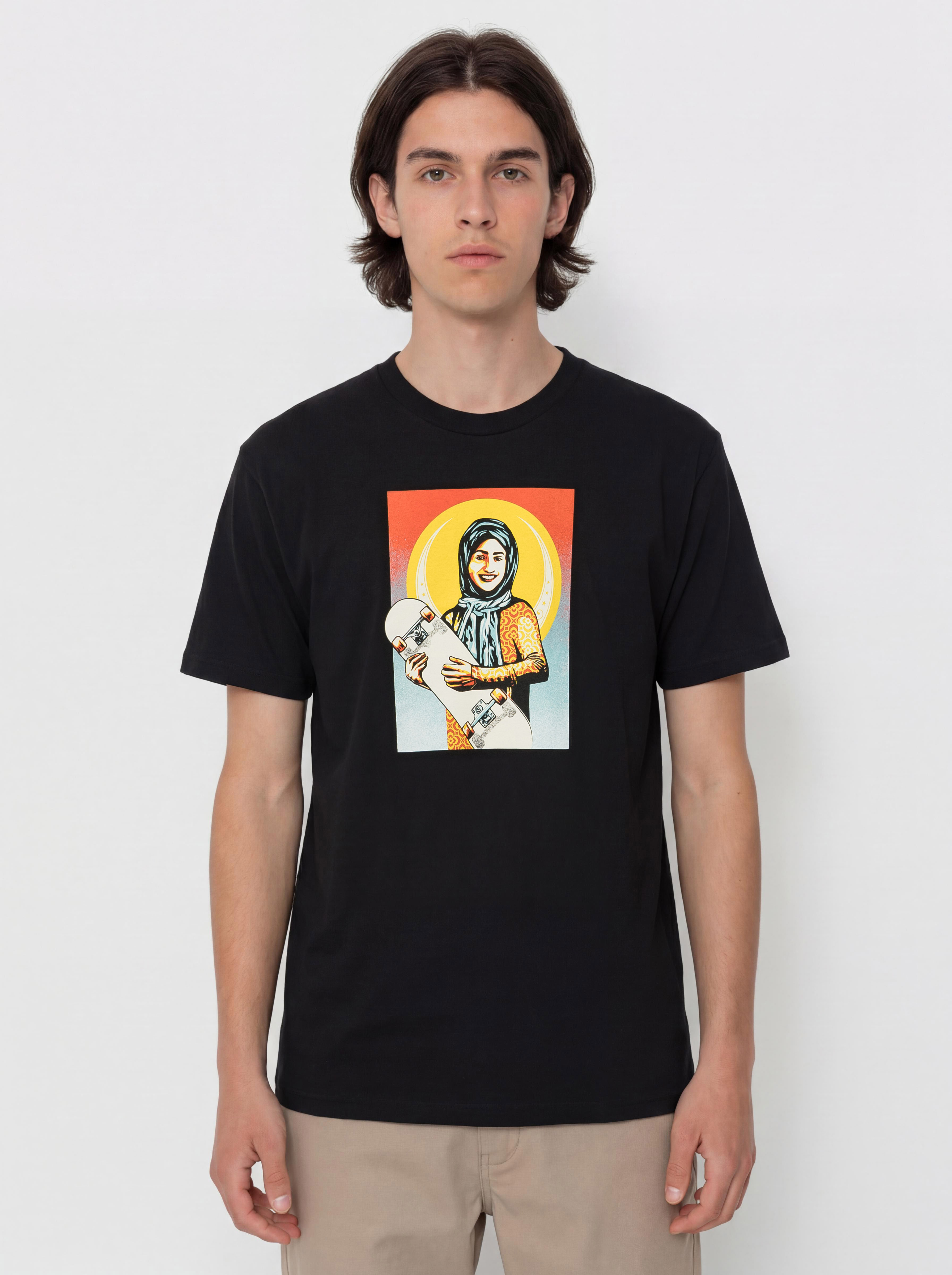 Тениска OBEY Skateistan (black)