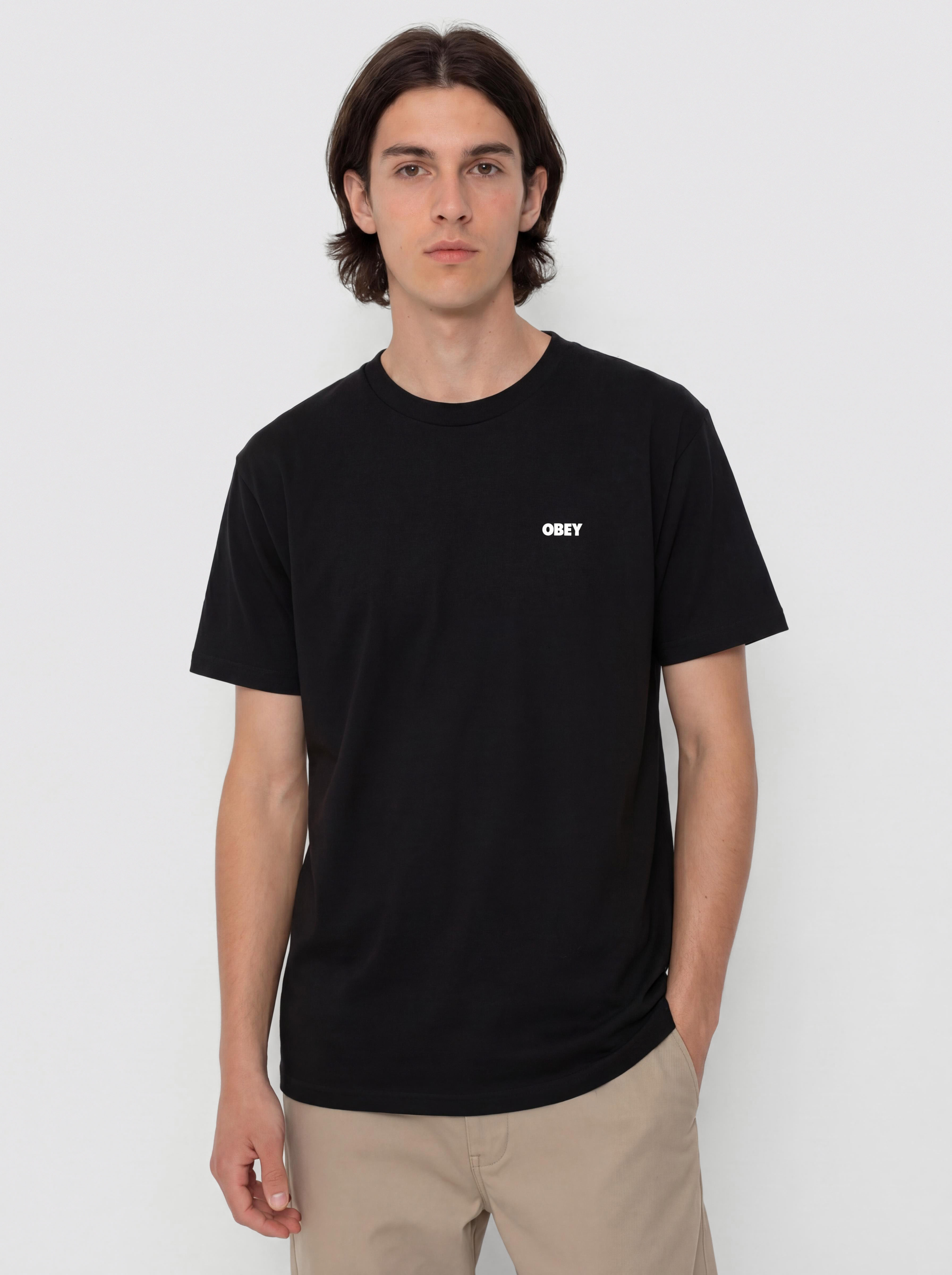 Тениска OBEY Obey Sound & Resistance Bird (black)