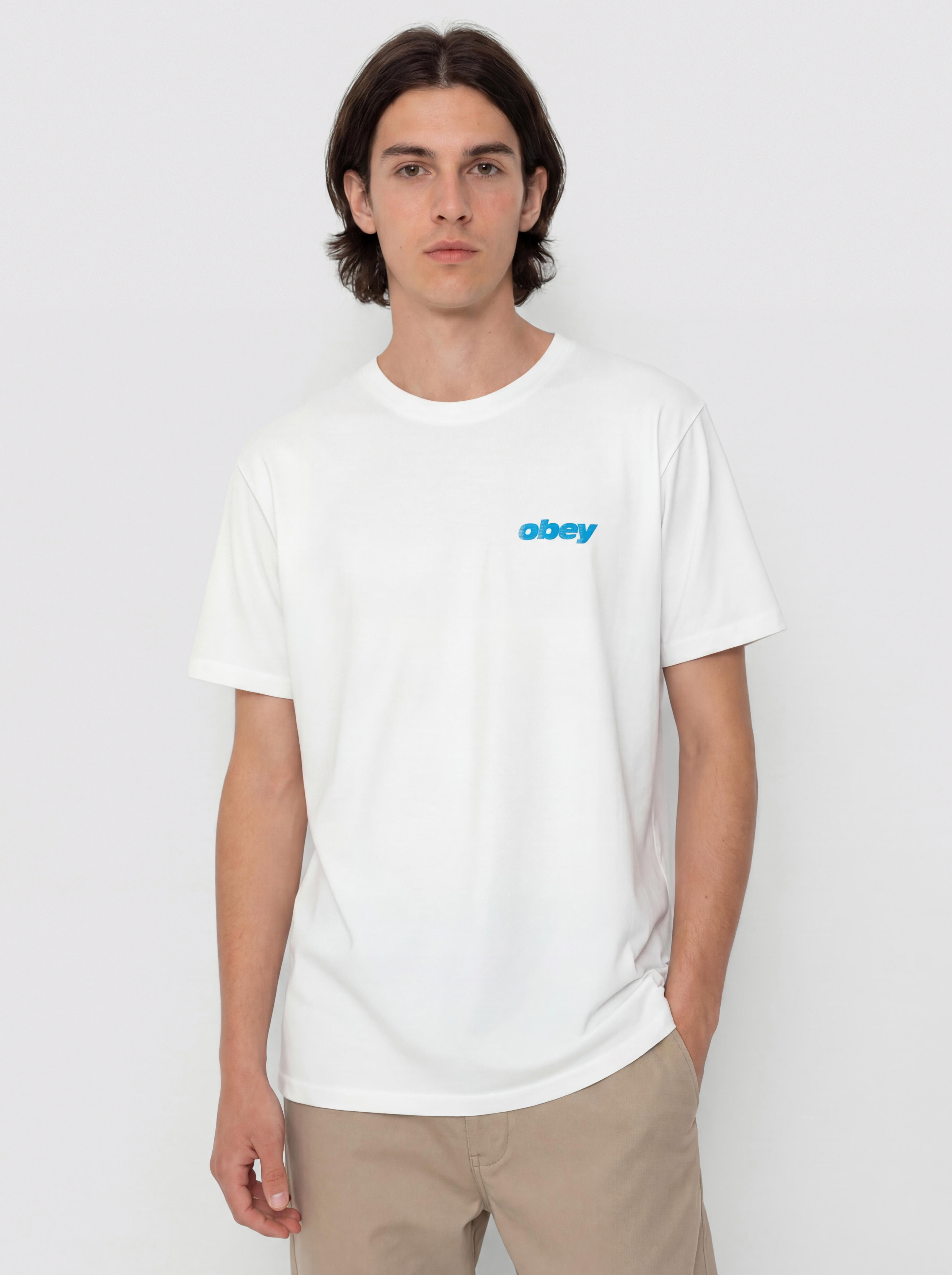 Тениска OBEY Exports (white)