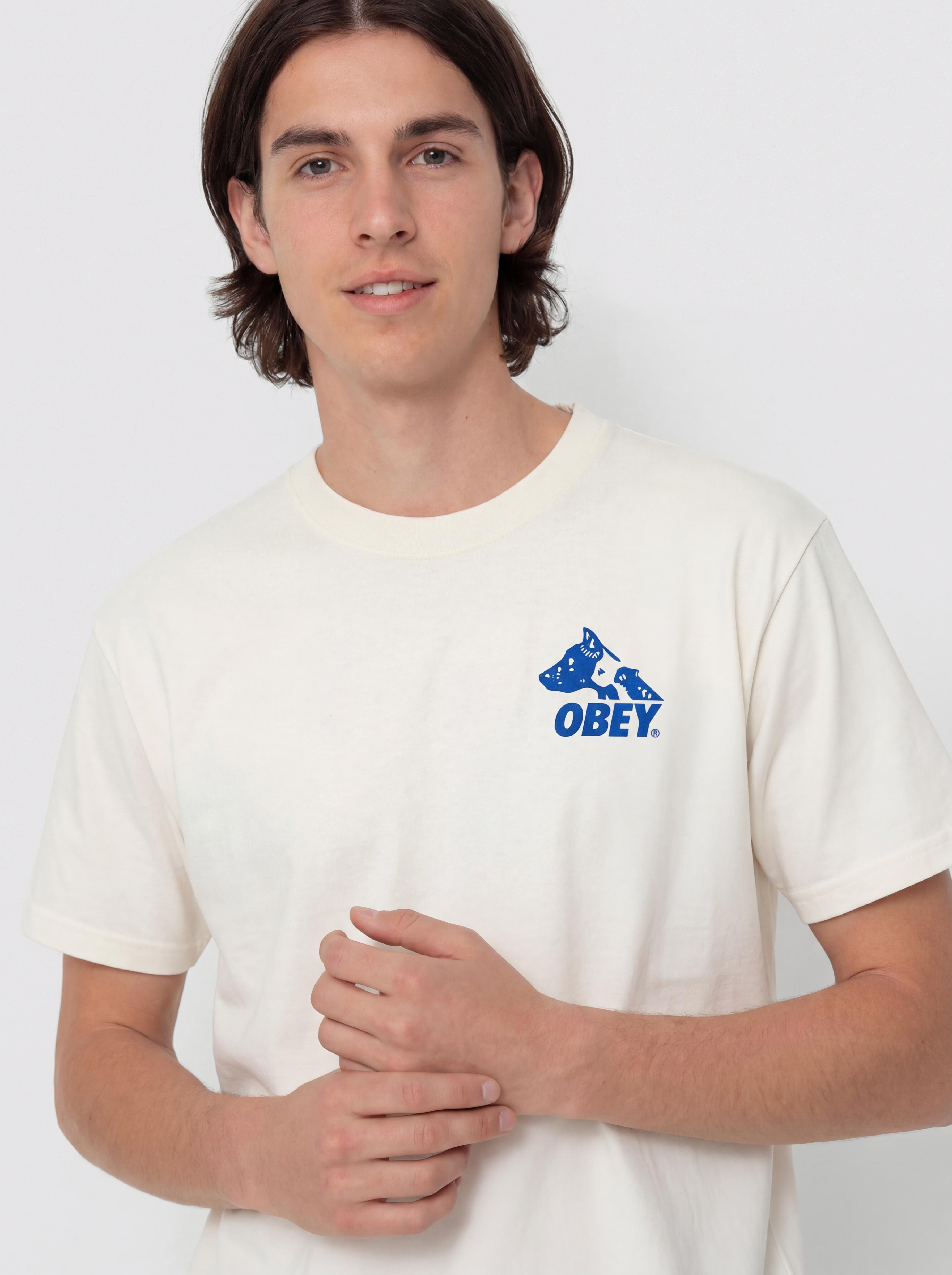 Тениска OBEY Animals (vintage white)