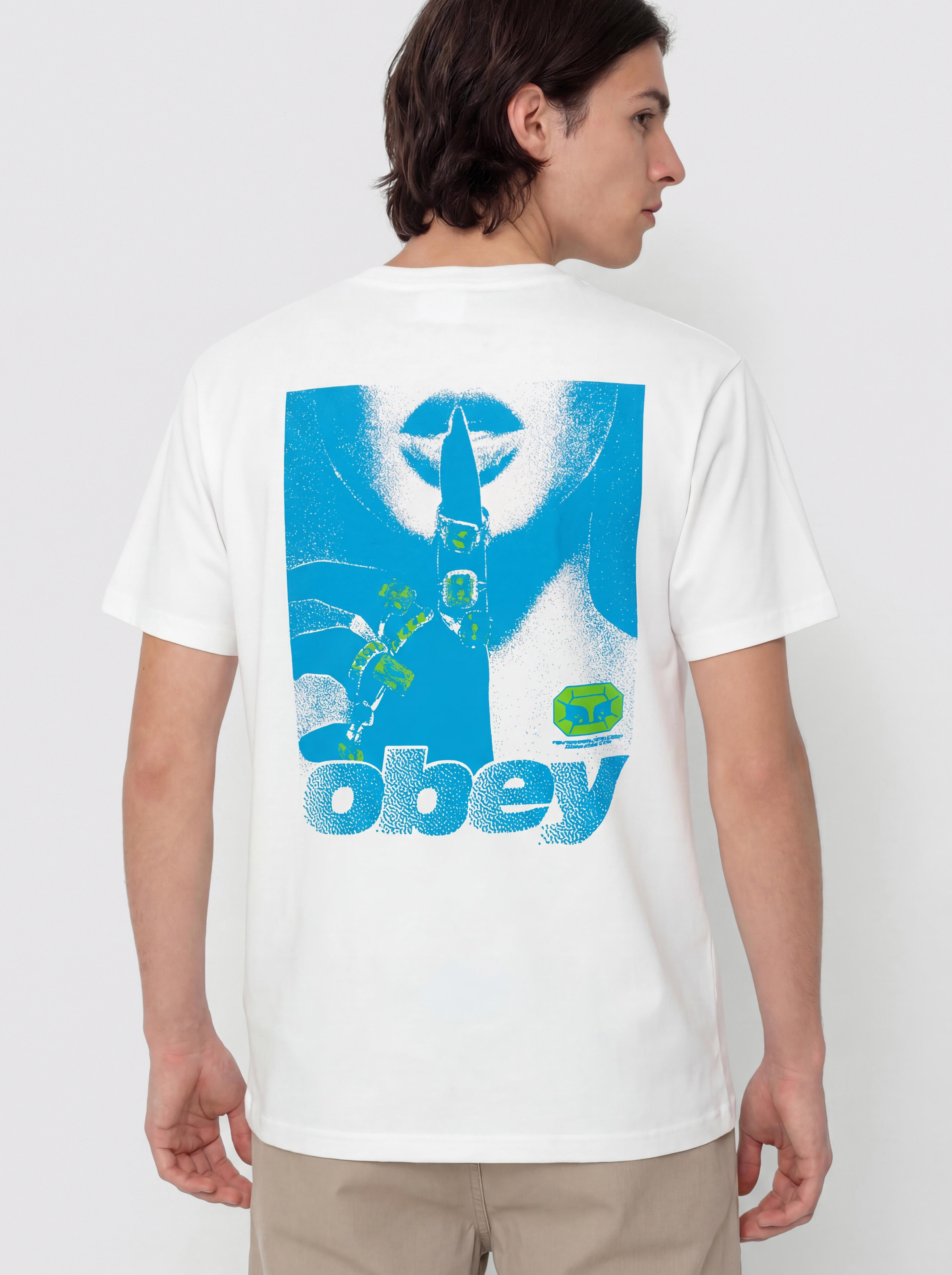 Тениска OBEY Exports (white)