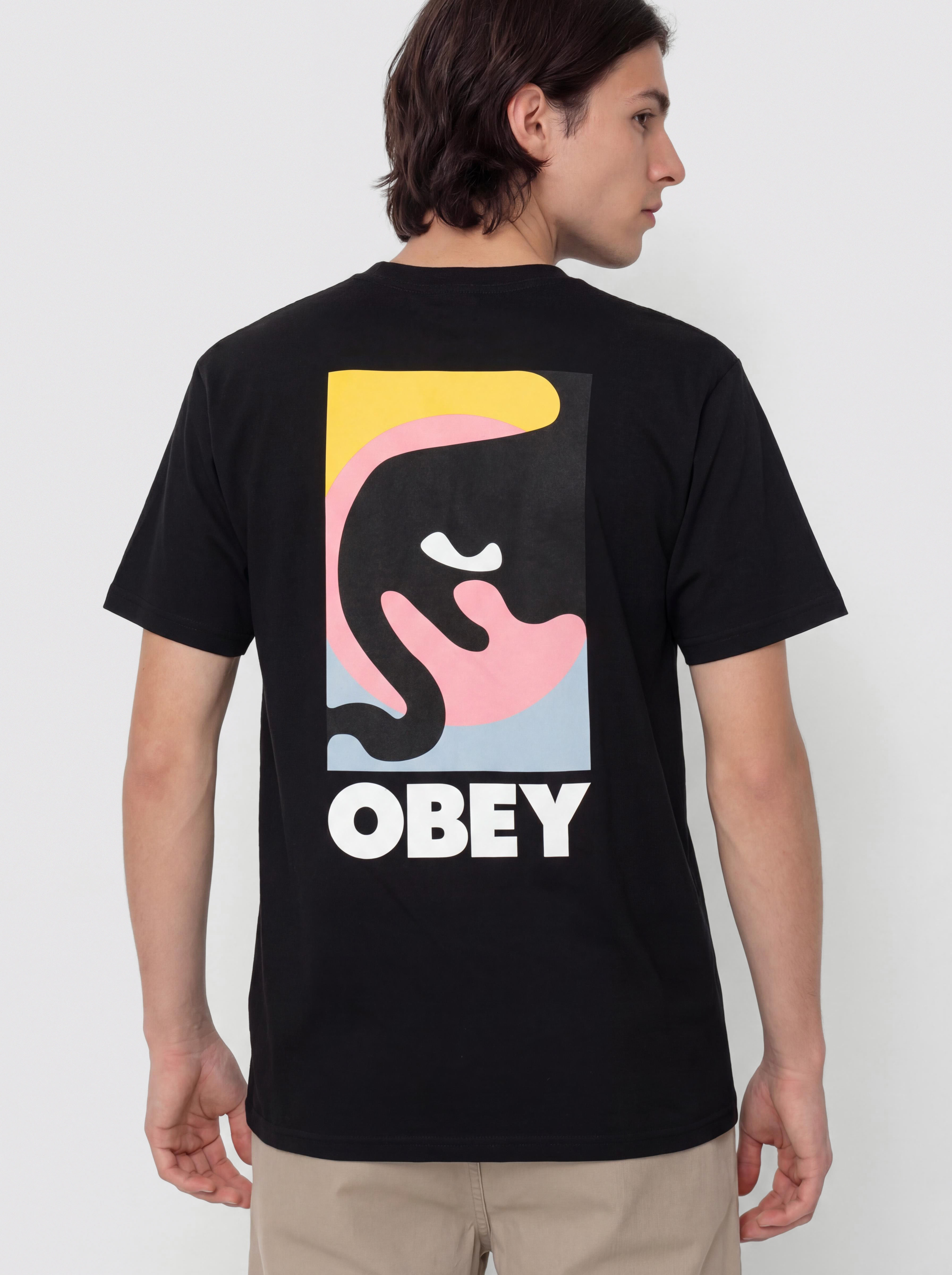 Тениска OBEY Obey Quarter Icon (black)