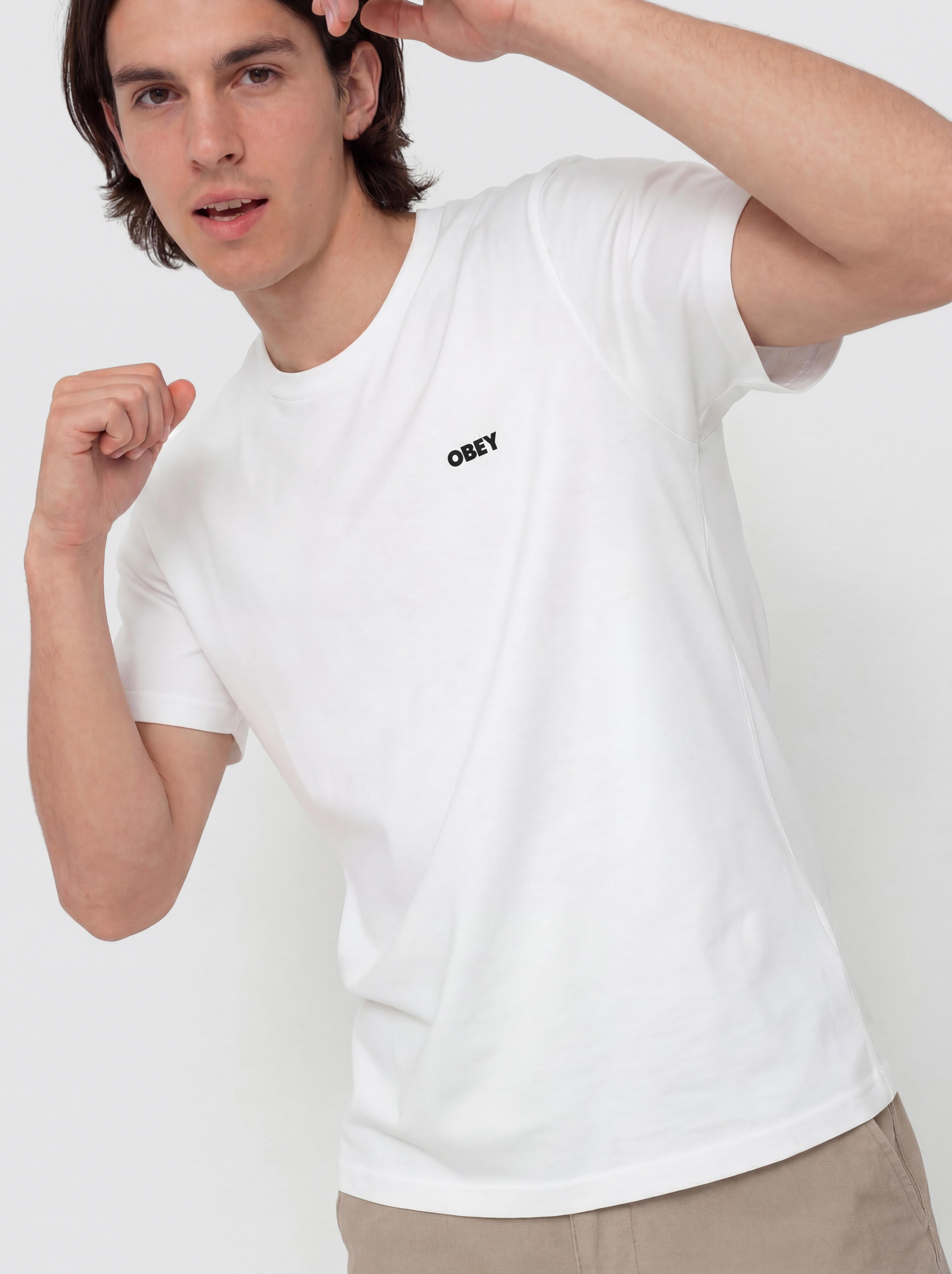 Тениска OBEY The Medium Is The Message (white)
