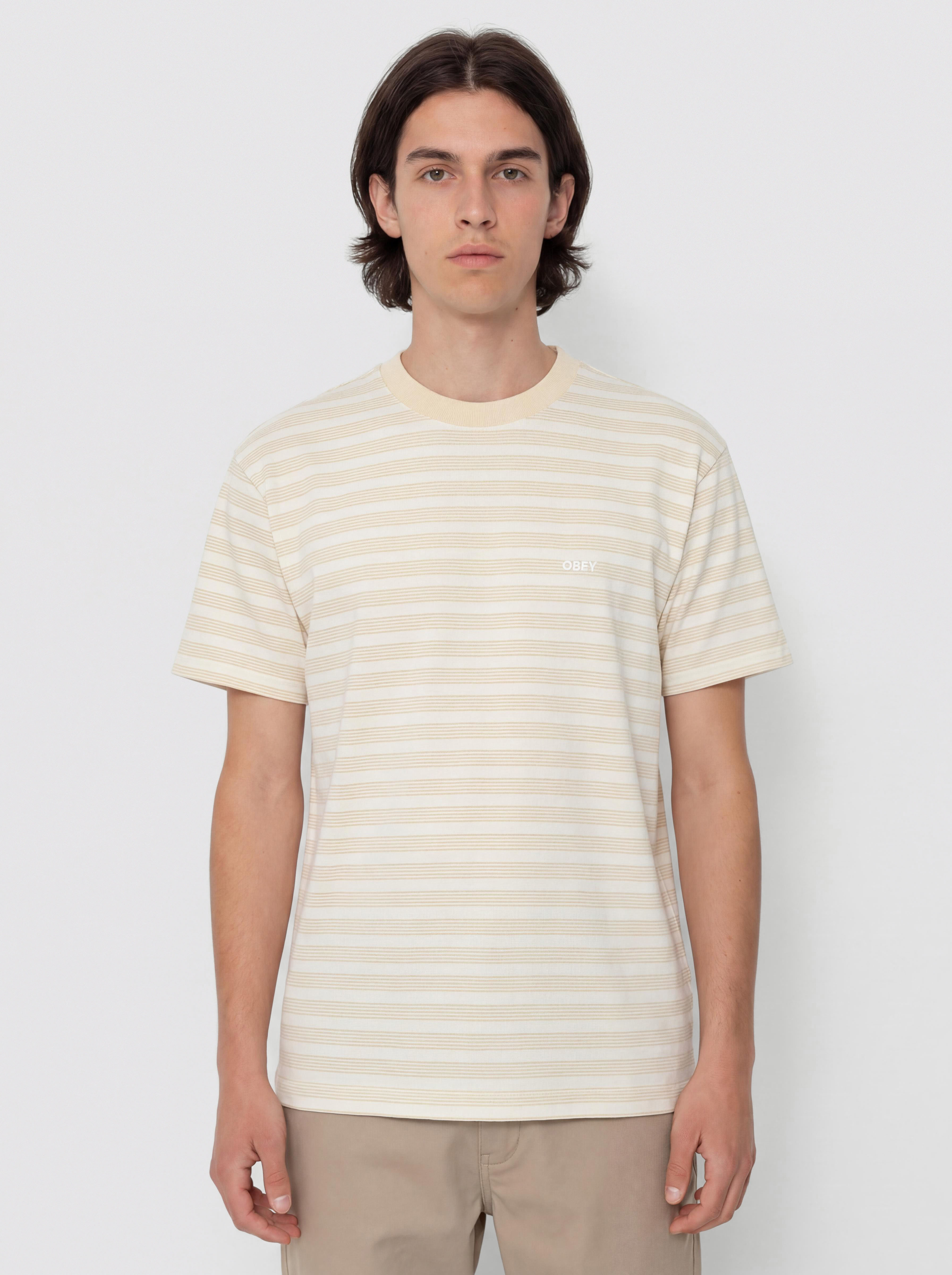 Тениска OBEY Cordell (antique white multi)