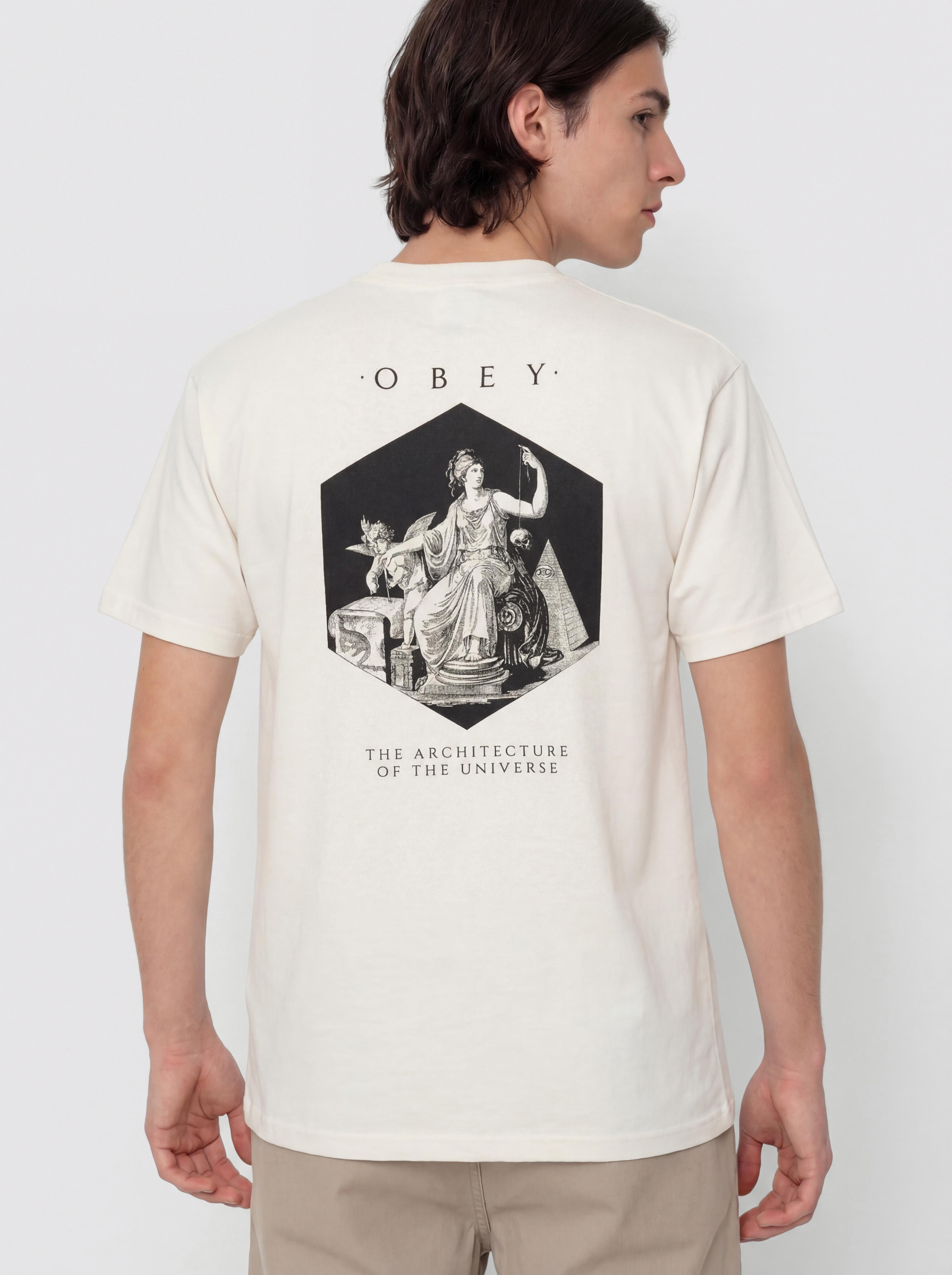 Тениска OBEY Architecture Of The Uni (vintage white)