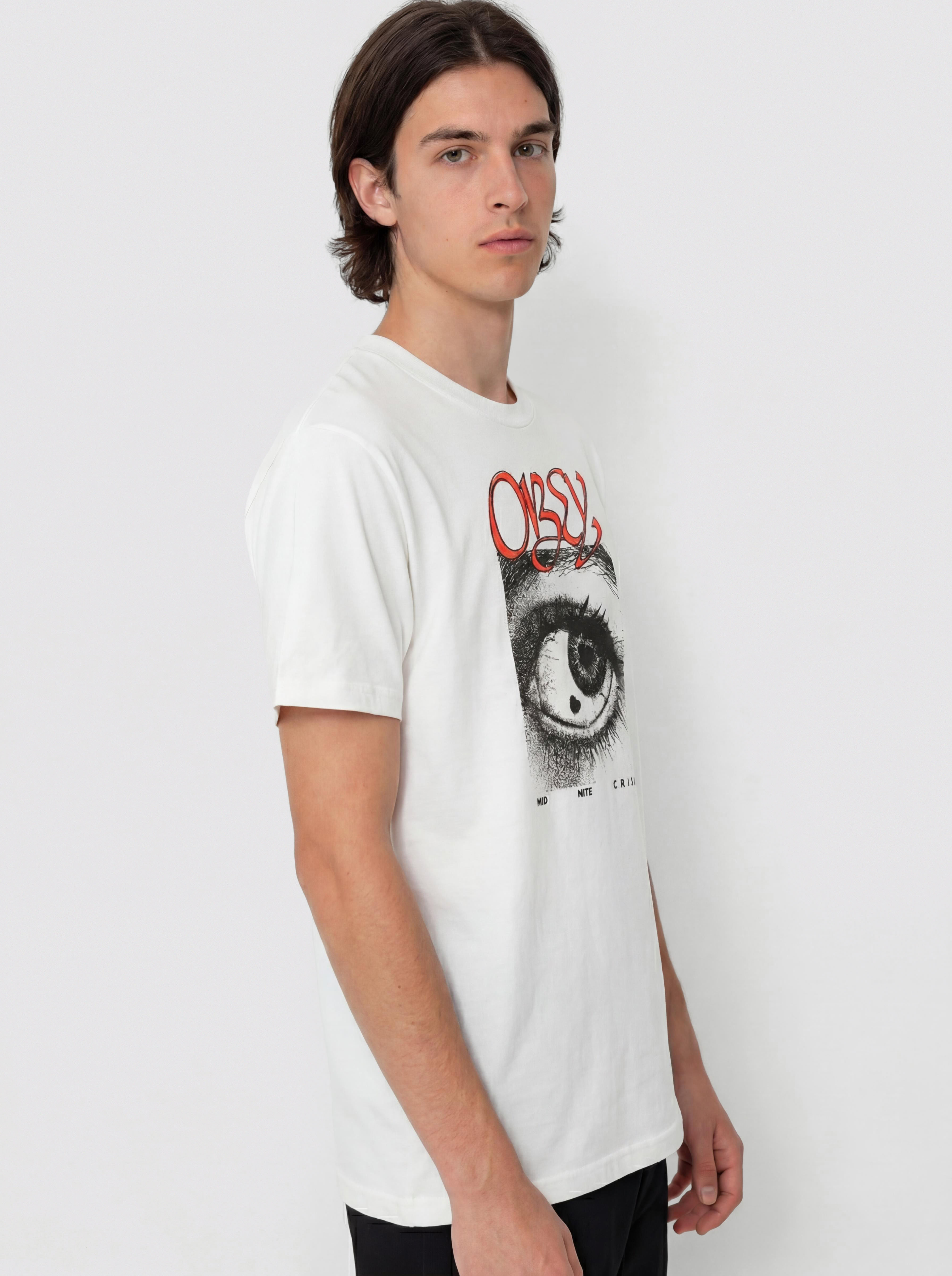 Тениска OBEY Obey Midnite Crisis (pigment vintage white)