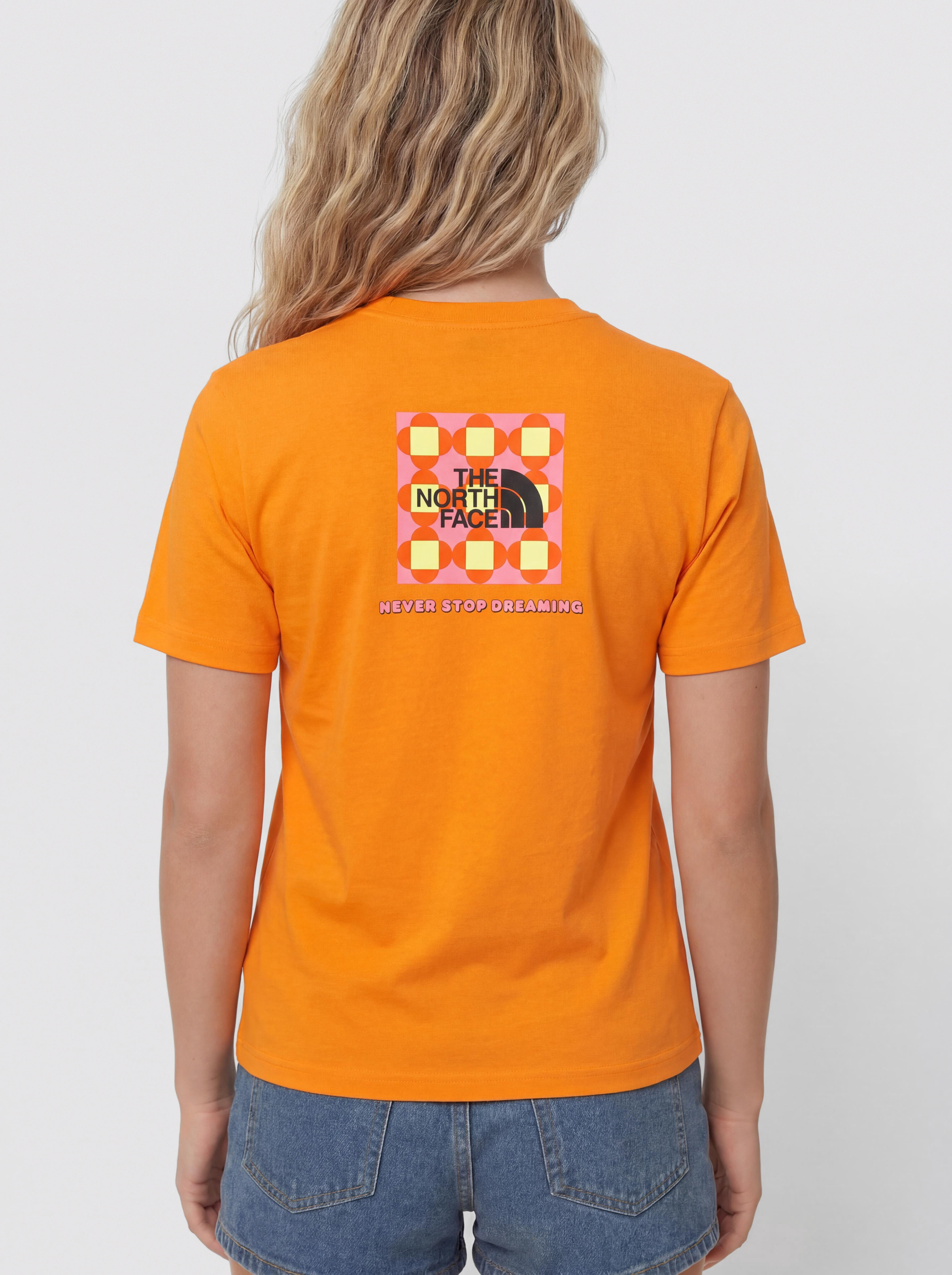 Тениска The North Face X Yinka Ilori Box Graphic (apricot glaze)