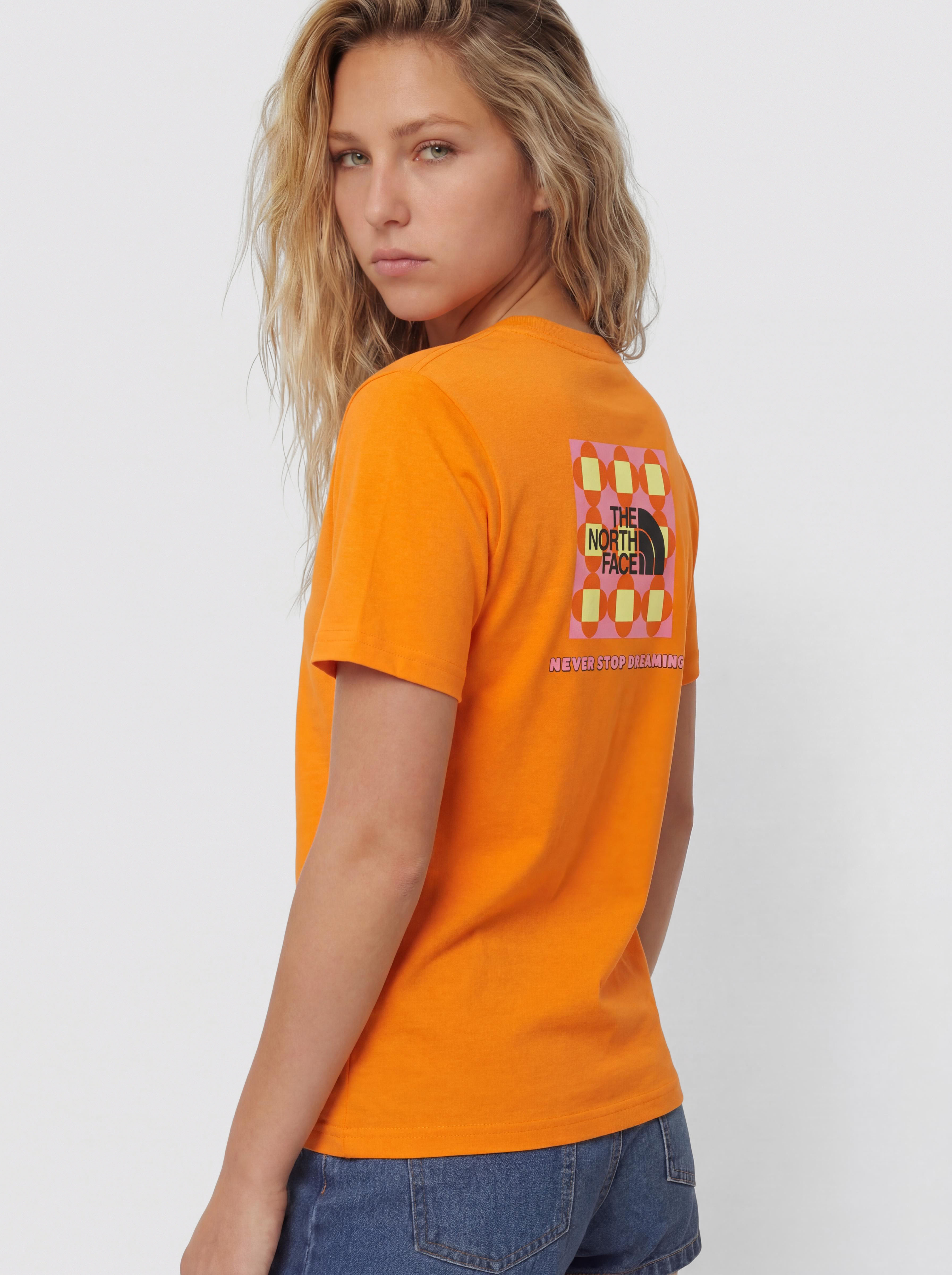 Тениска The North Face X Yinka Ilori Box Graphic (apricot glaze)