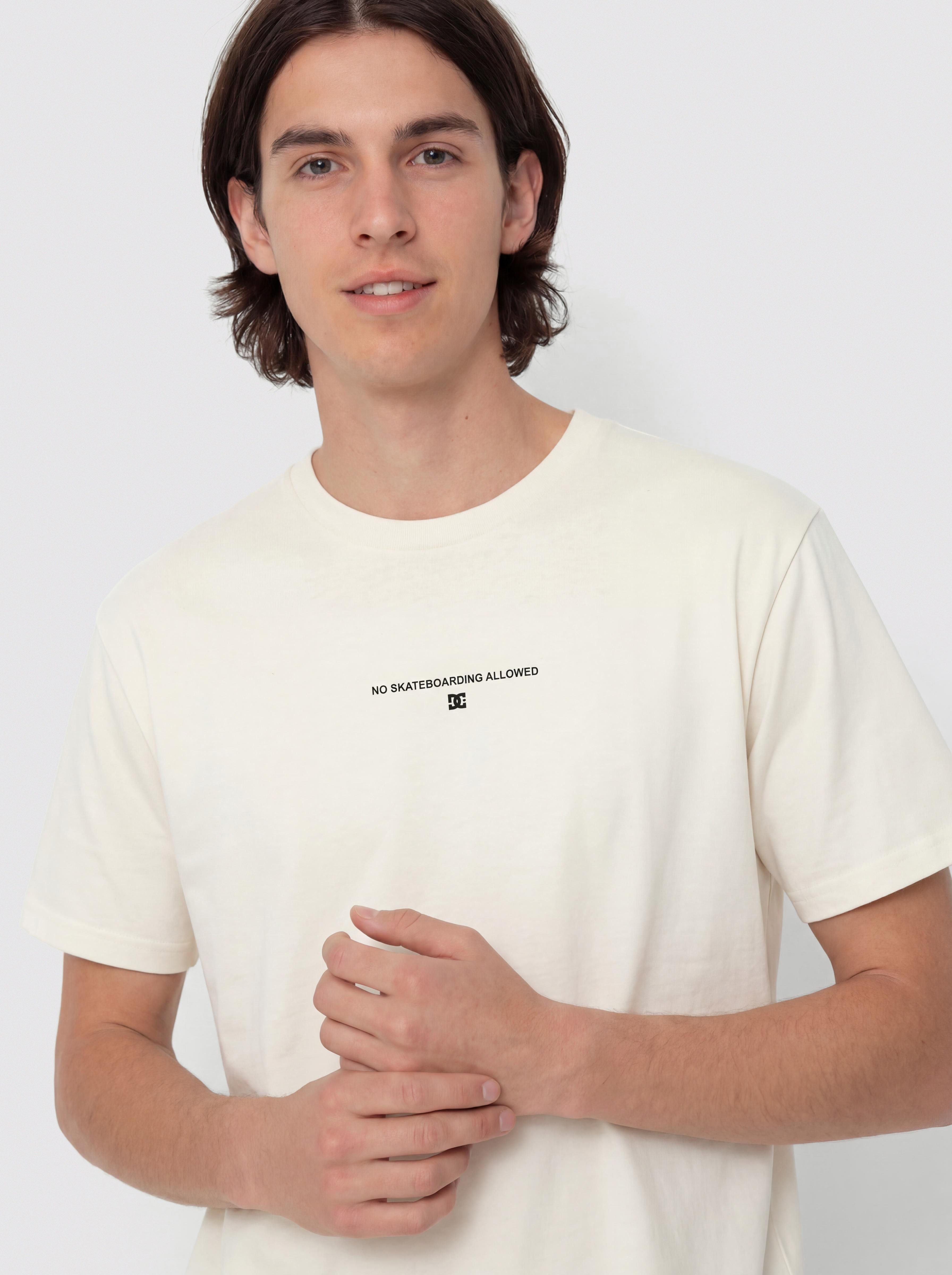 Тениска DC No Skateboard Allowed (lily white)