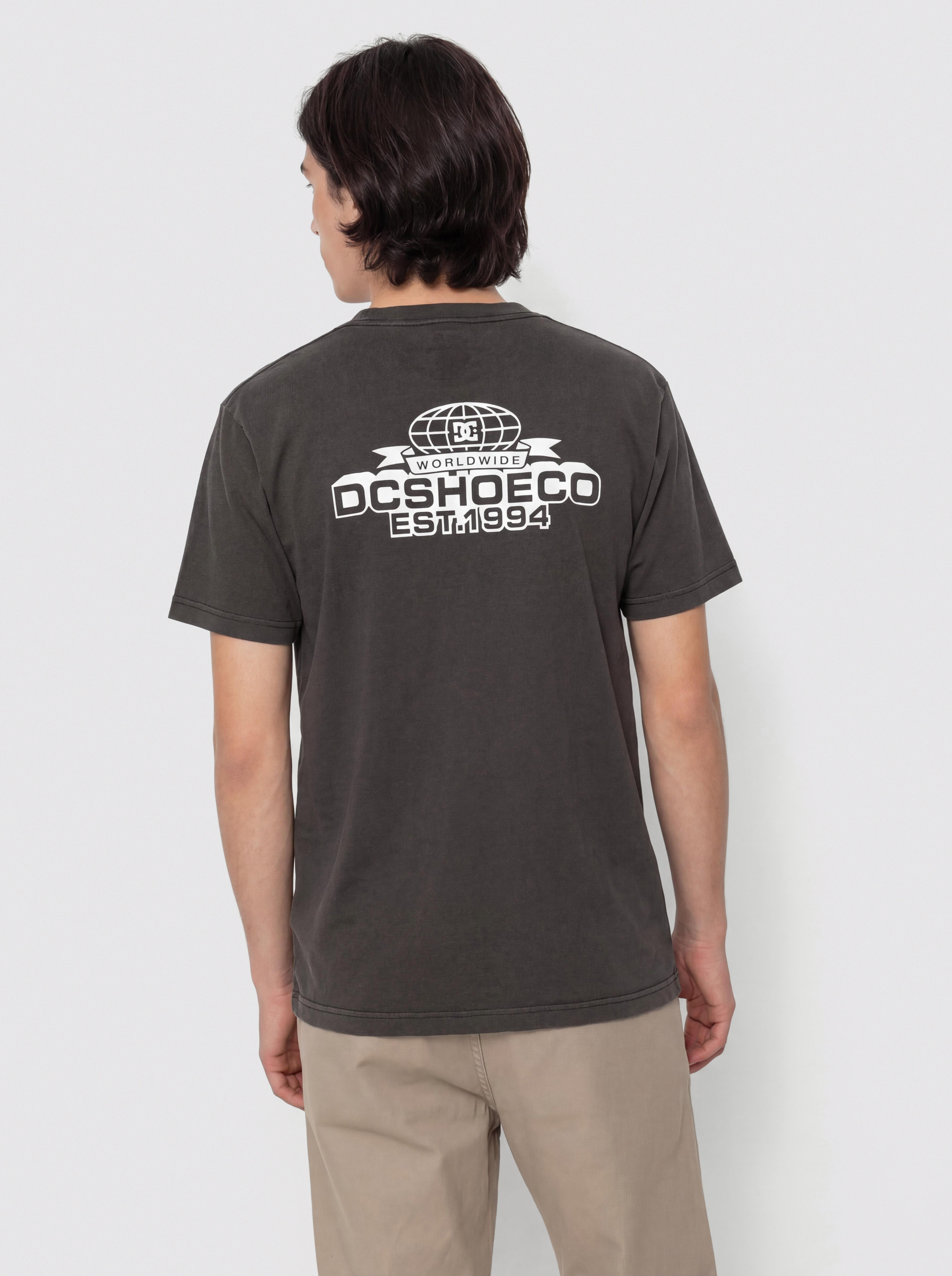 Тениска DC Stock Up (black enzyme wash)