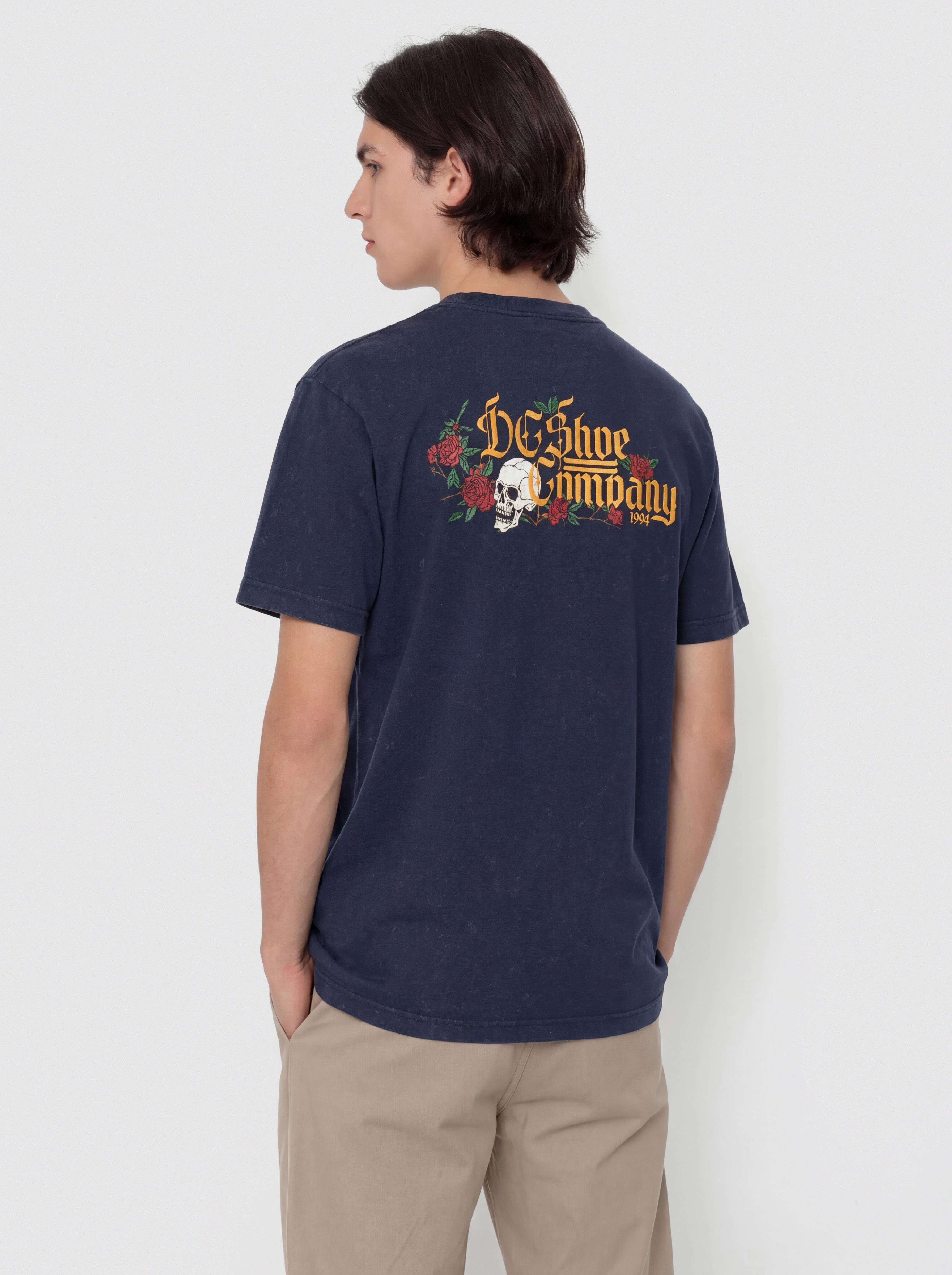 Тениска DC Standoff (dress blues rain wash)