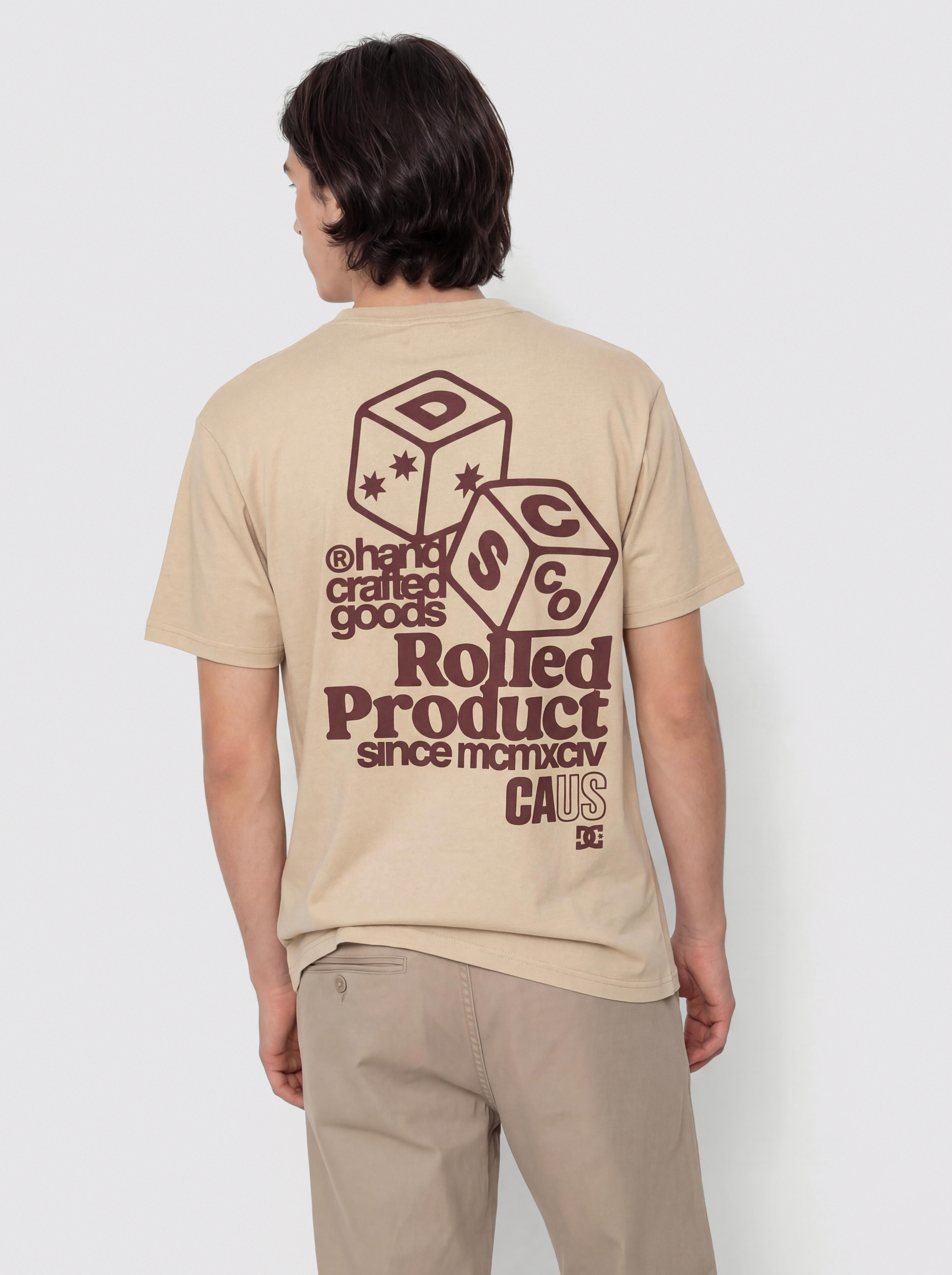 Тениска DC High Rollin (oatmeal)
