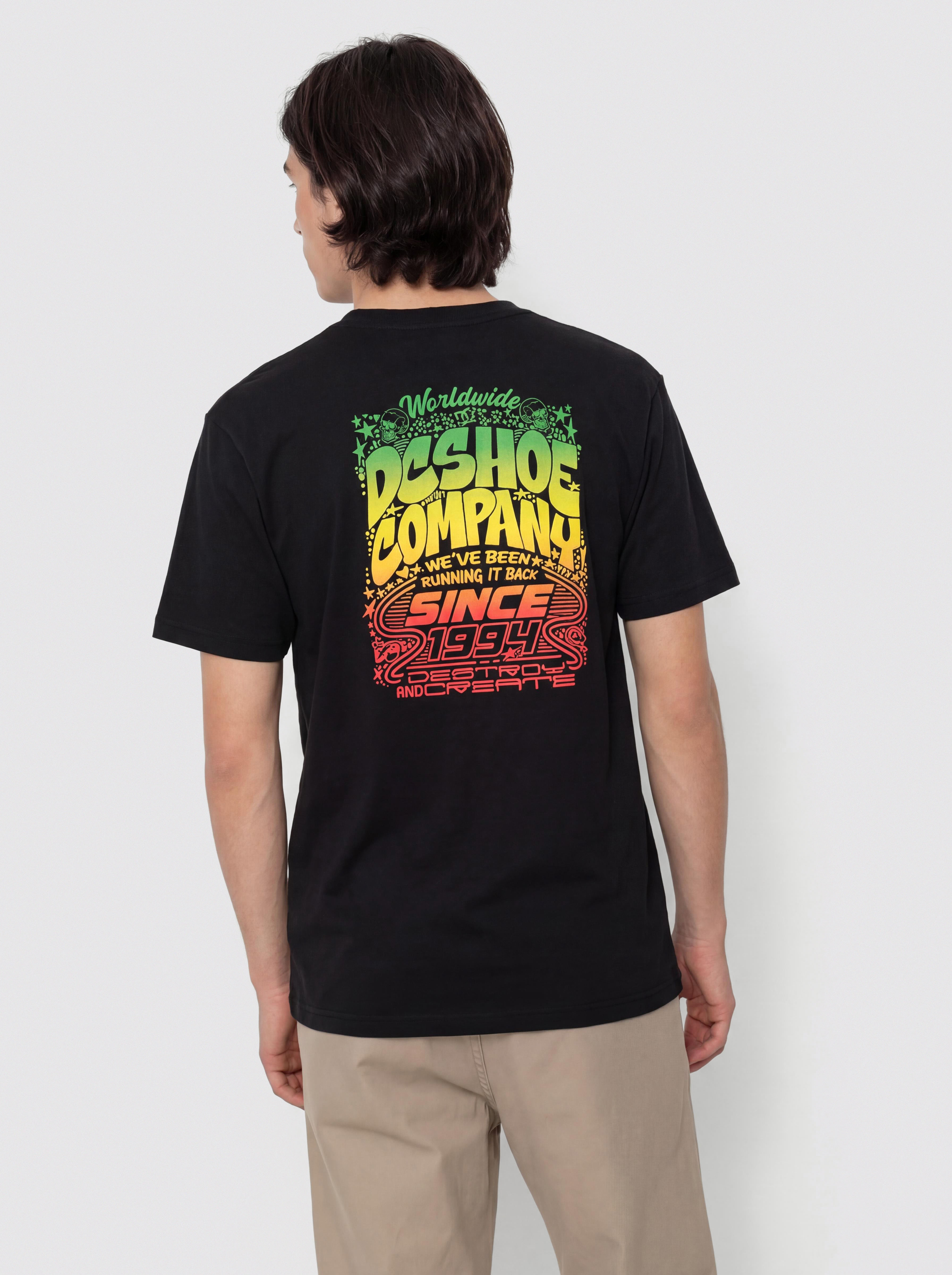 Тениска DC Hot Box (black rain wash)