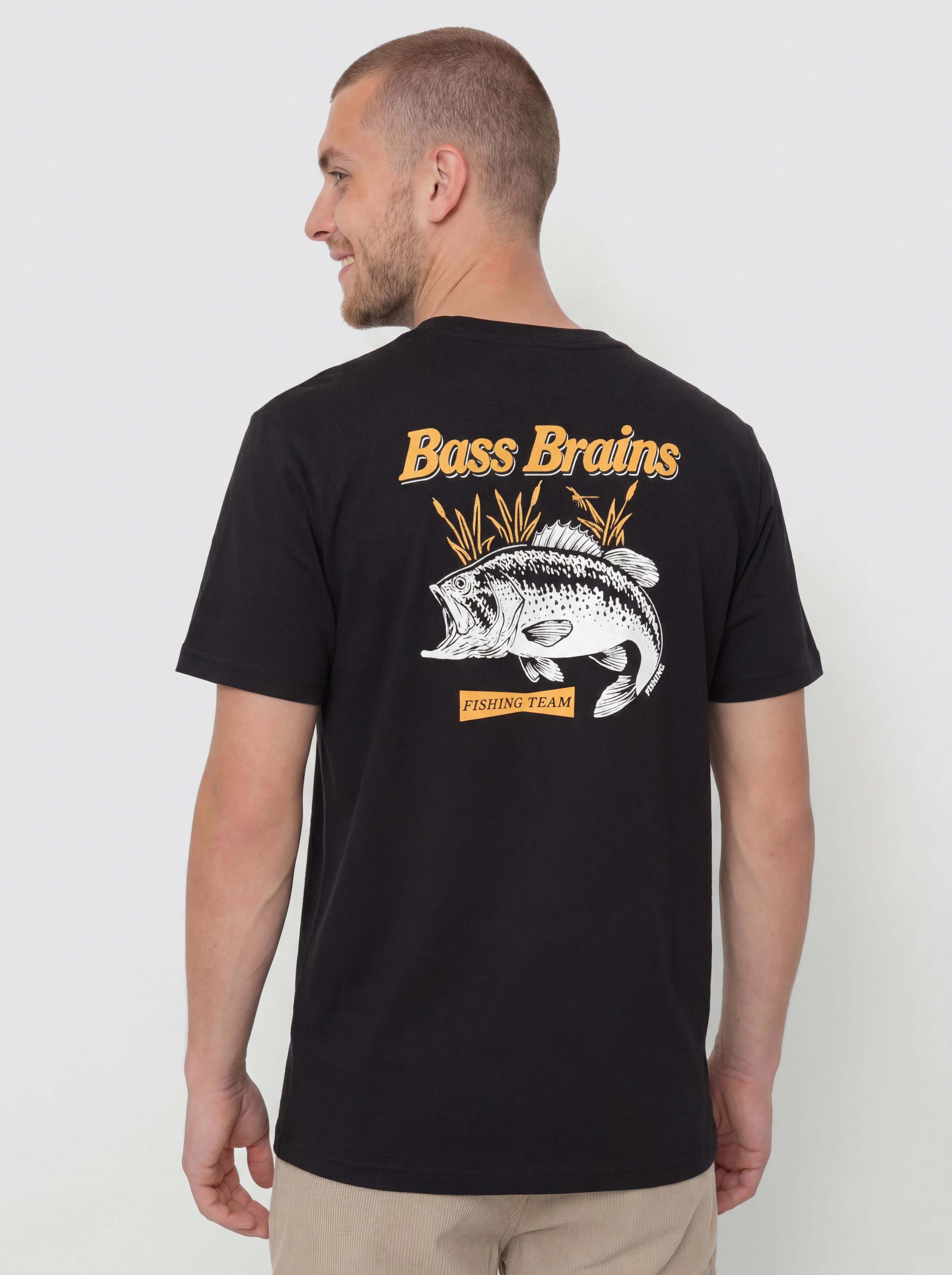 Тениска Brixton Bass Brains Ft (black)