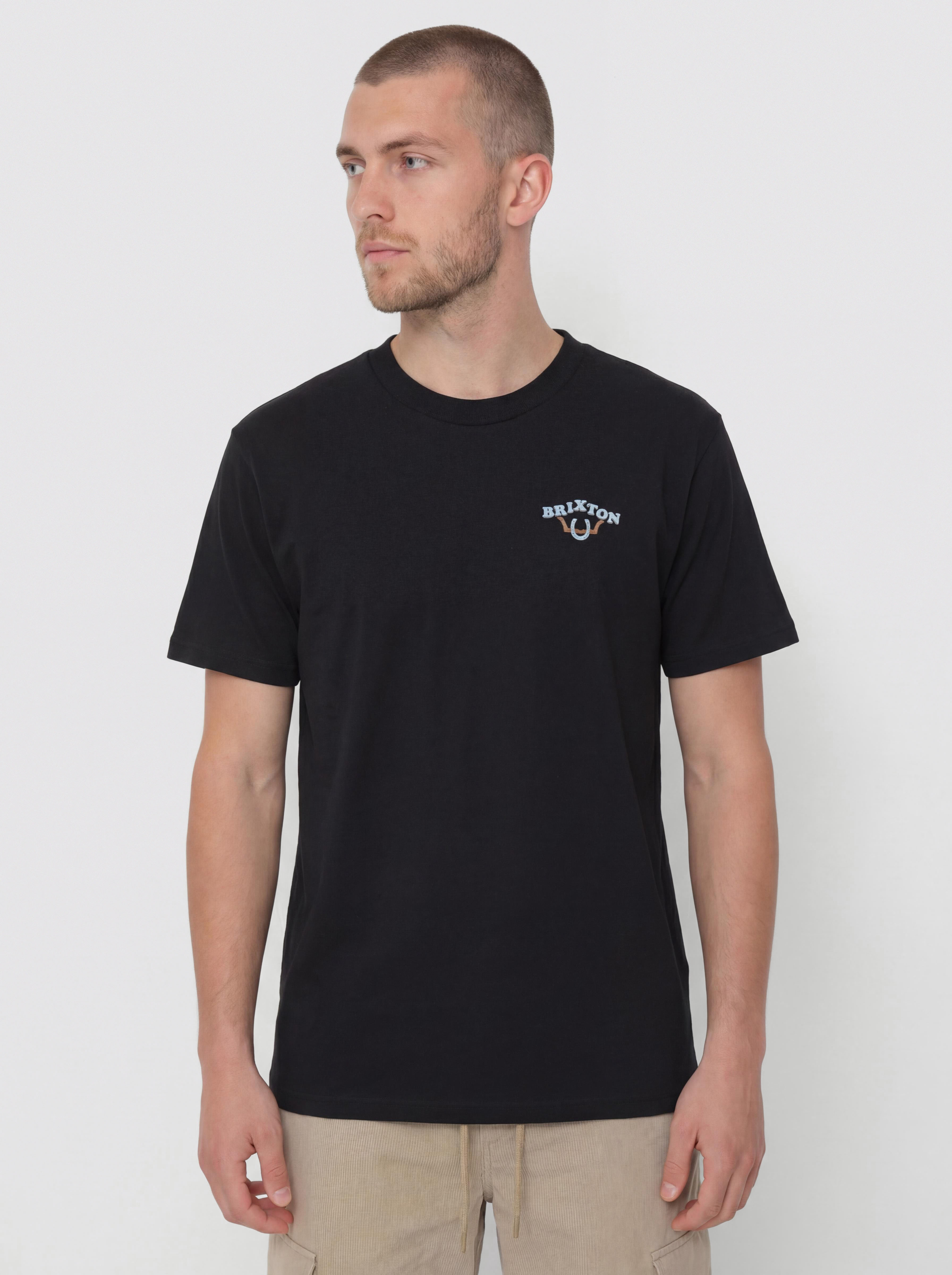 Тениска Brixton Beekman Std (black)