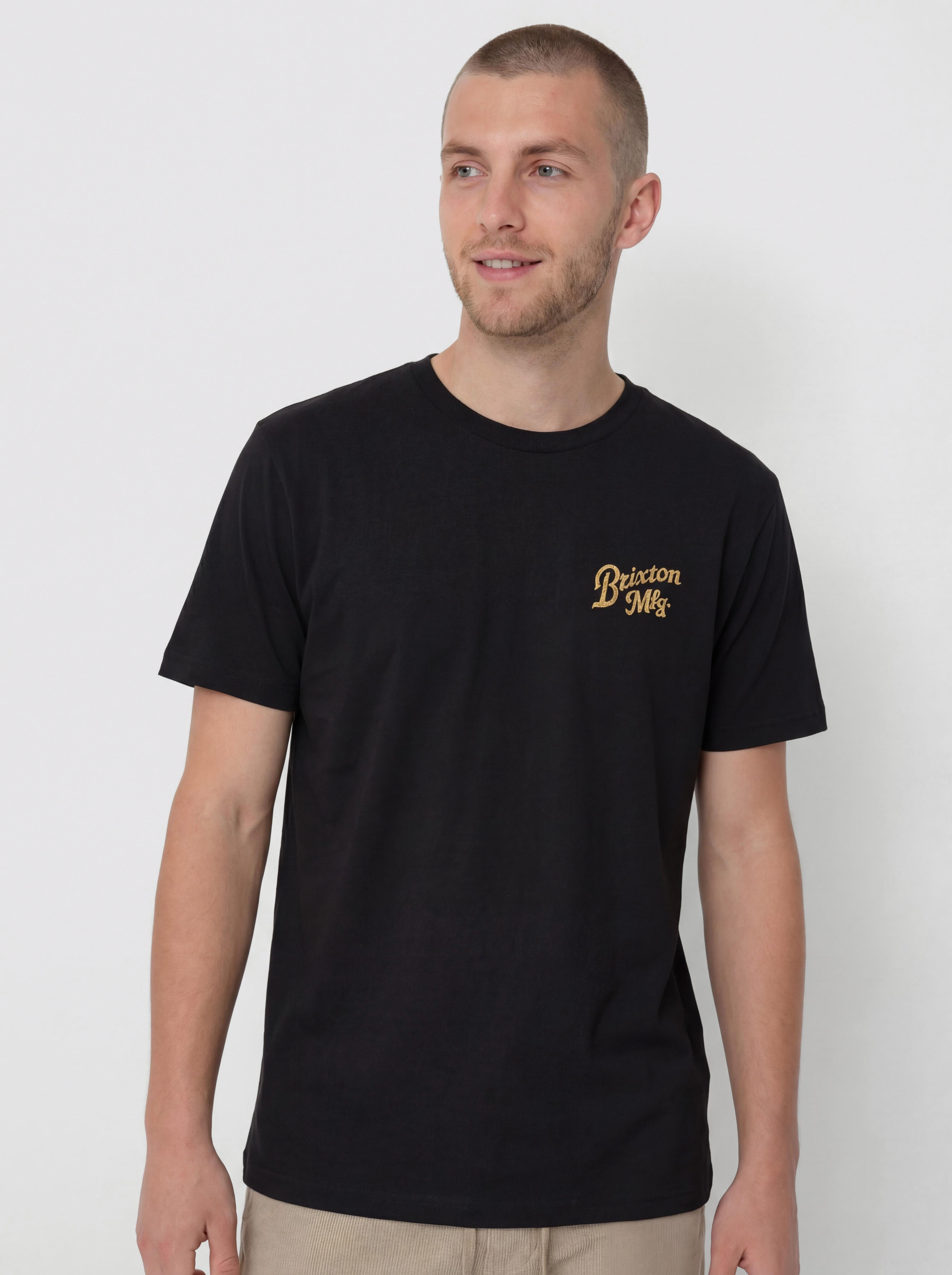 Тениска Brixton Rothwell Tlrt (black)