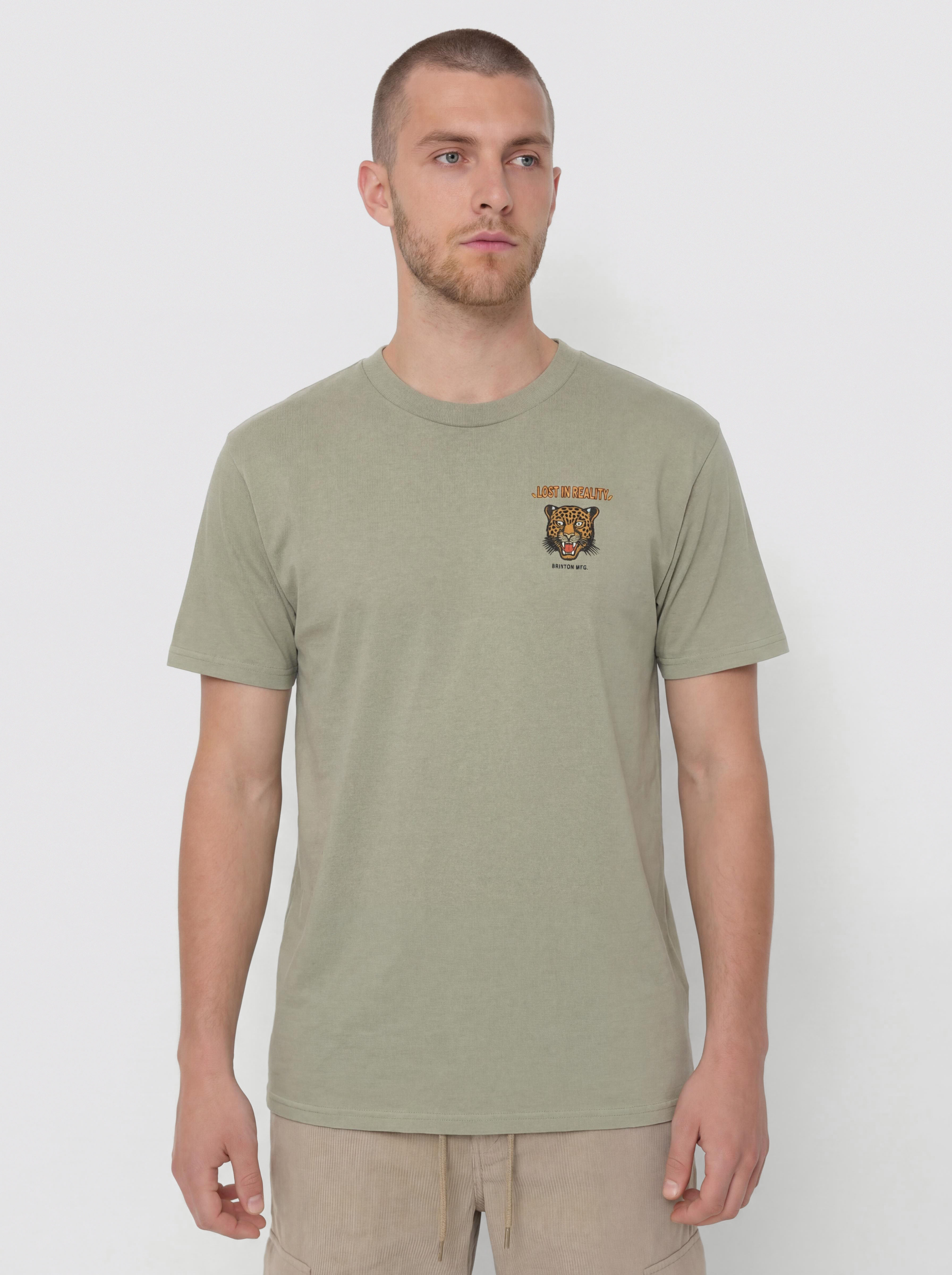 Тениска Brixton Getaway Std (desert green)