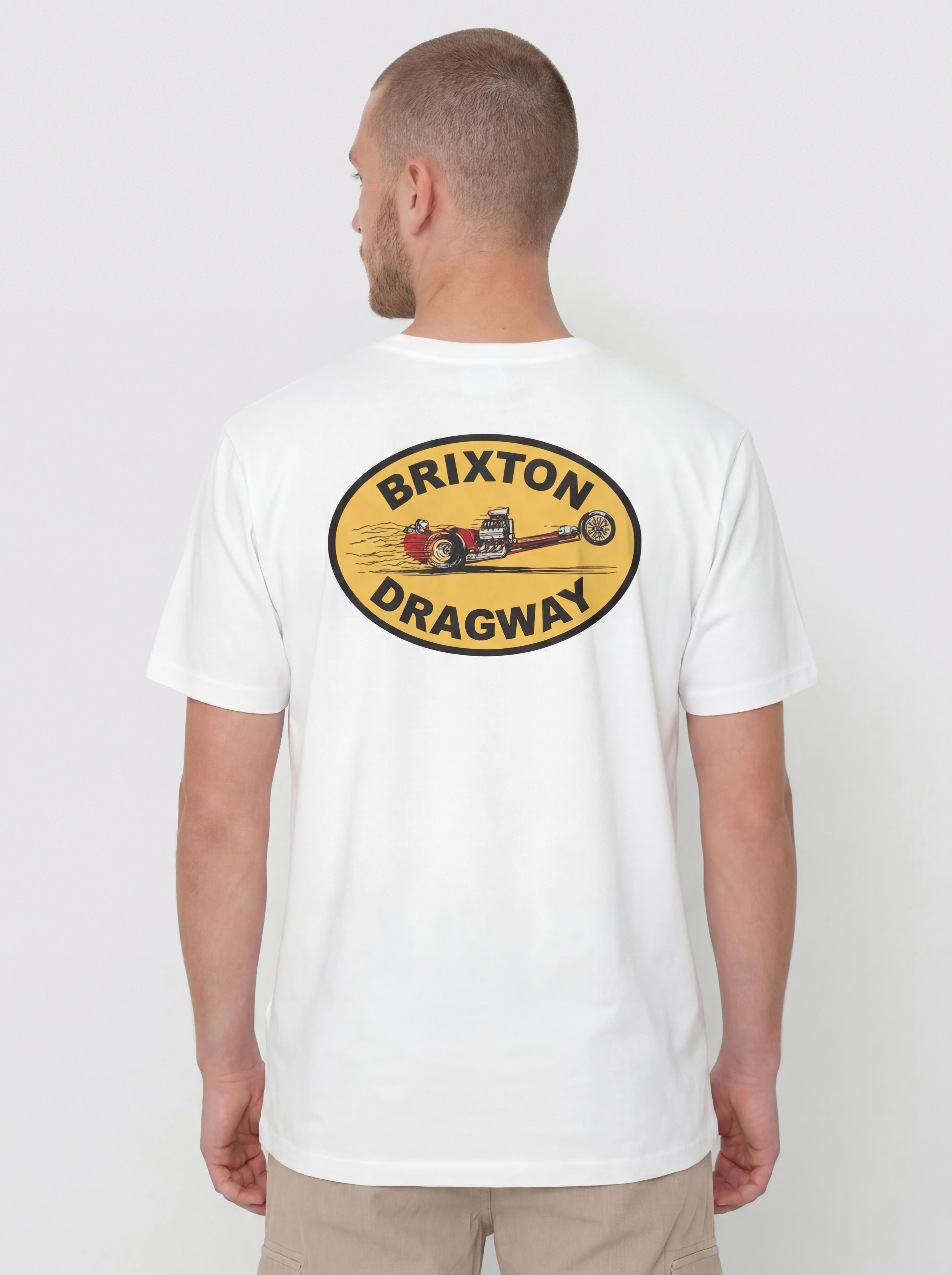 Тениска Brixton Dragway Tlrt (white)