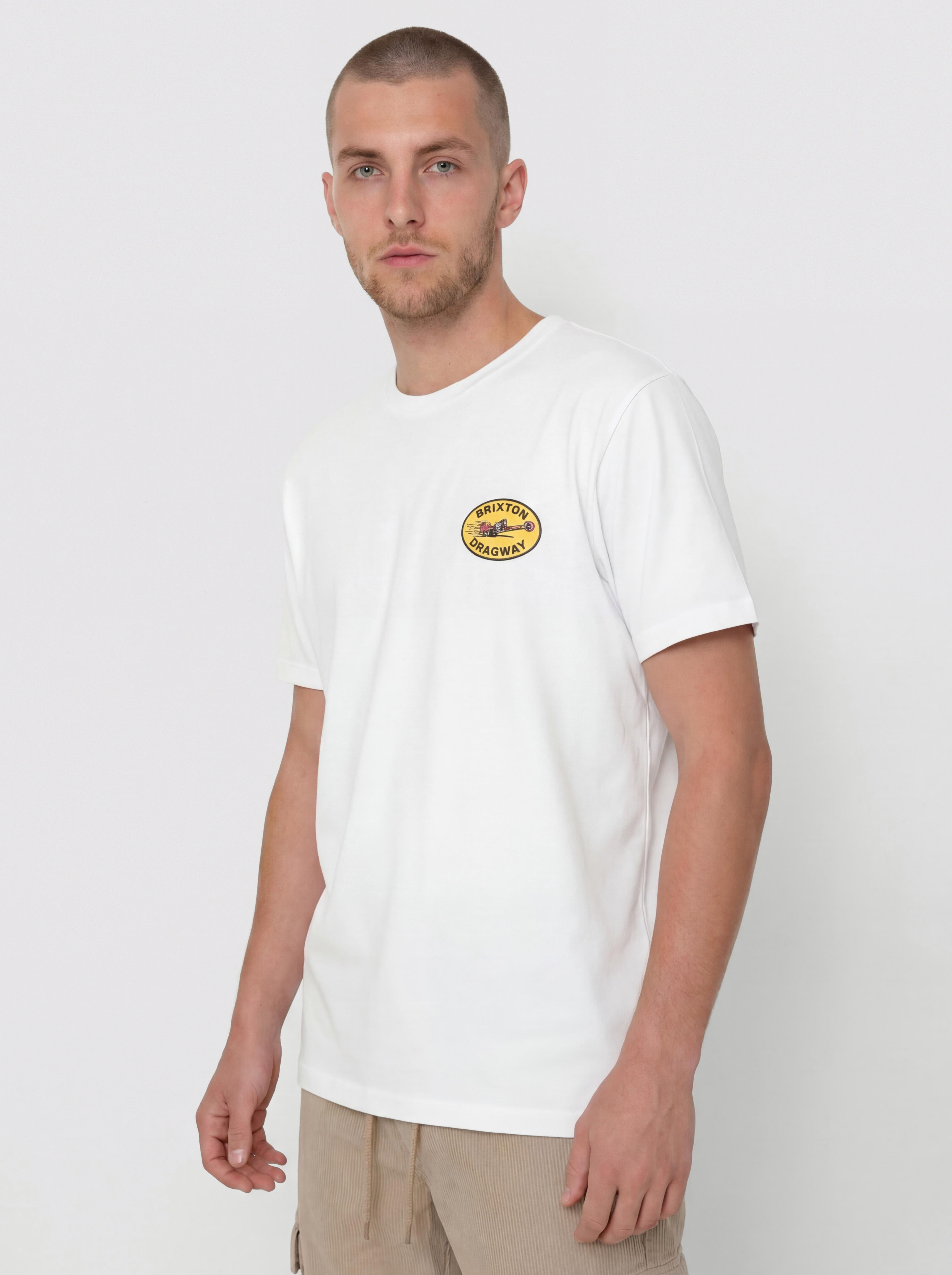 Тениска Brixton Dragway Tlrt (white)