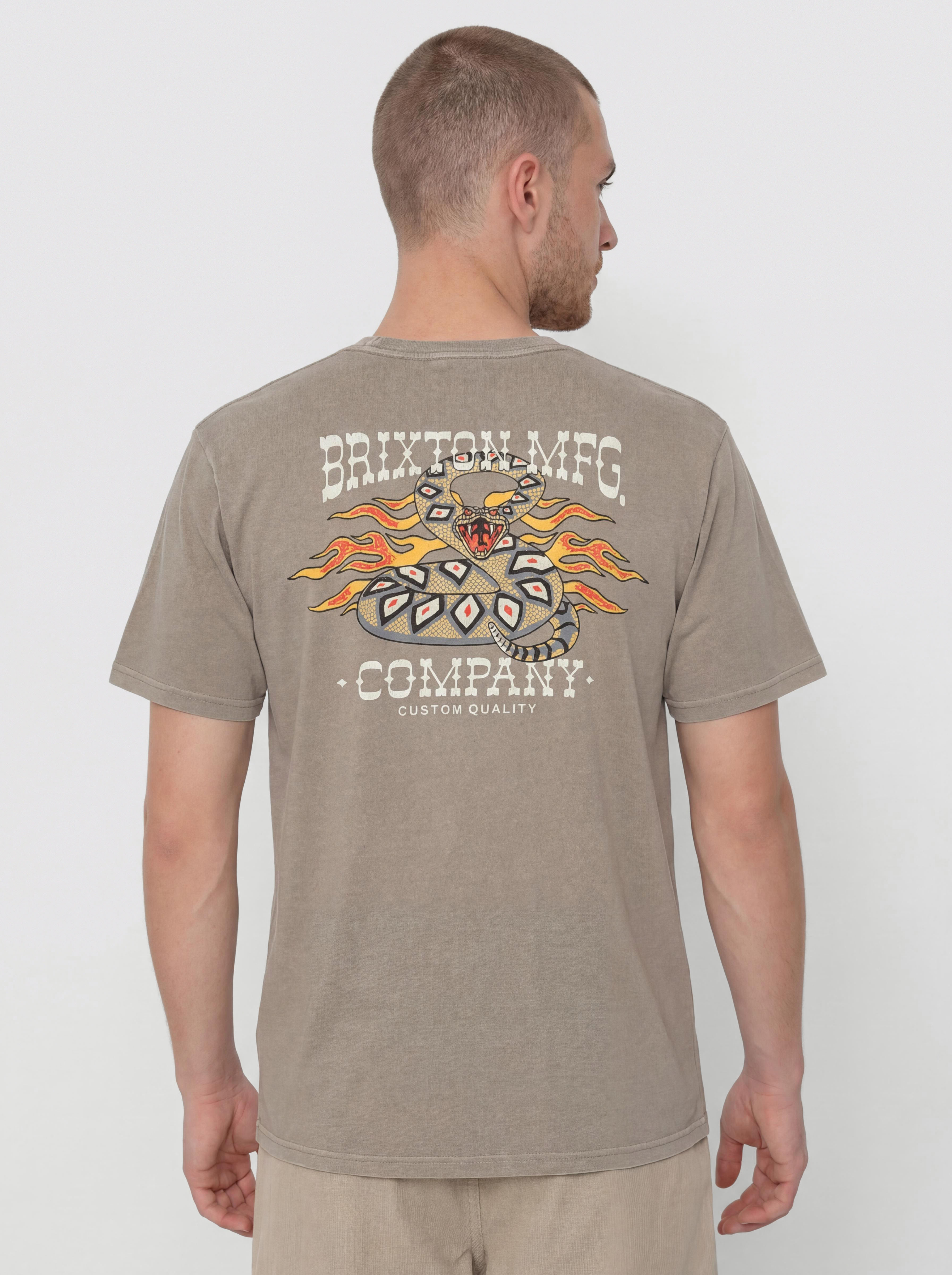 Тениска Brixton Hardee Stt (cinder worn wash)