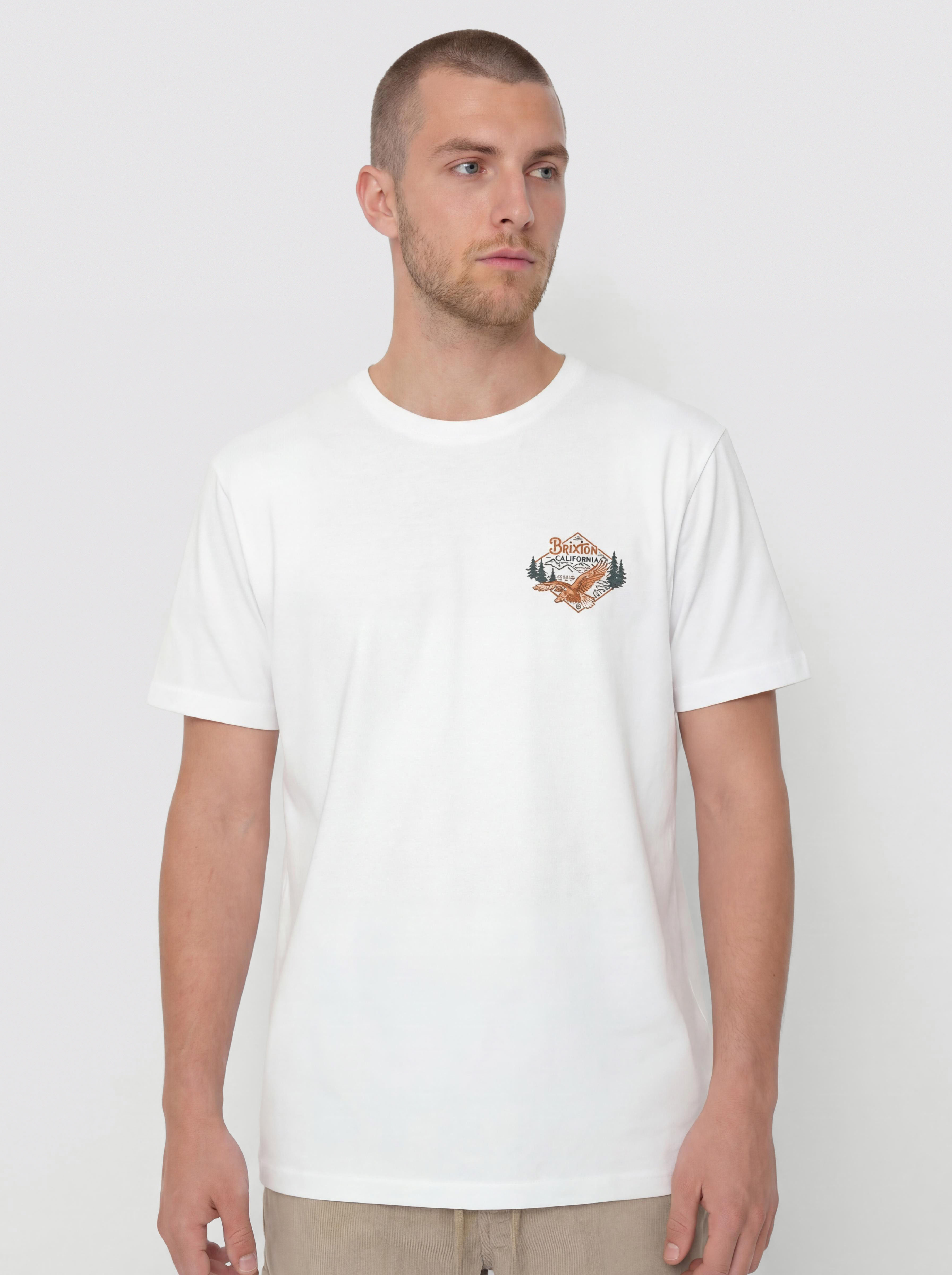 Тениска Brixton Driftway Tlrt (white)