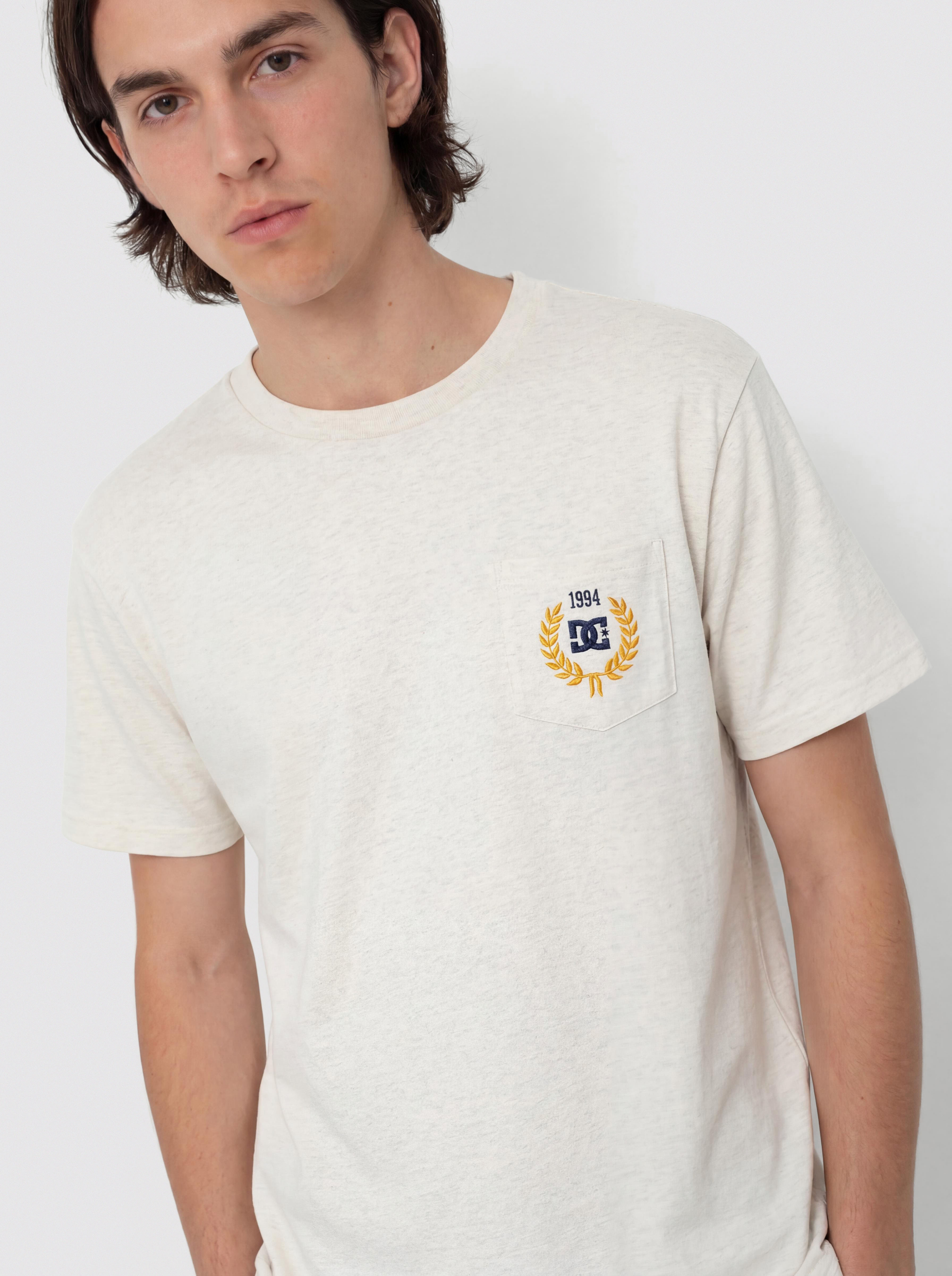 Тениска DC Freshman Pocket (snow heather)