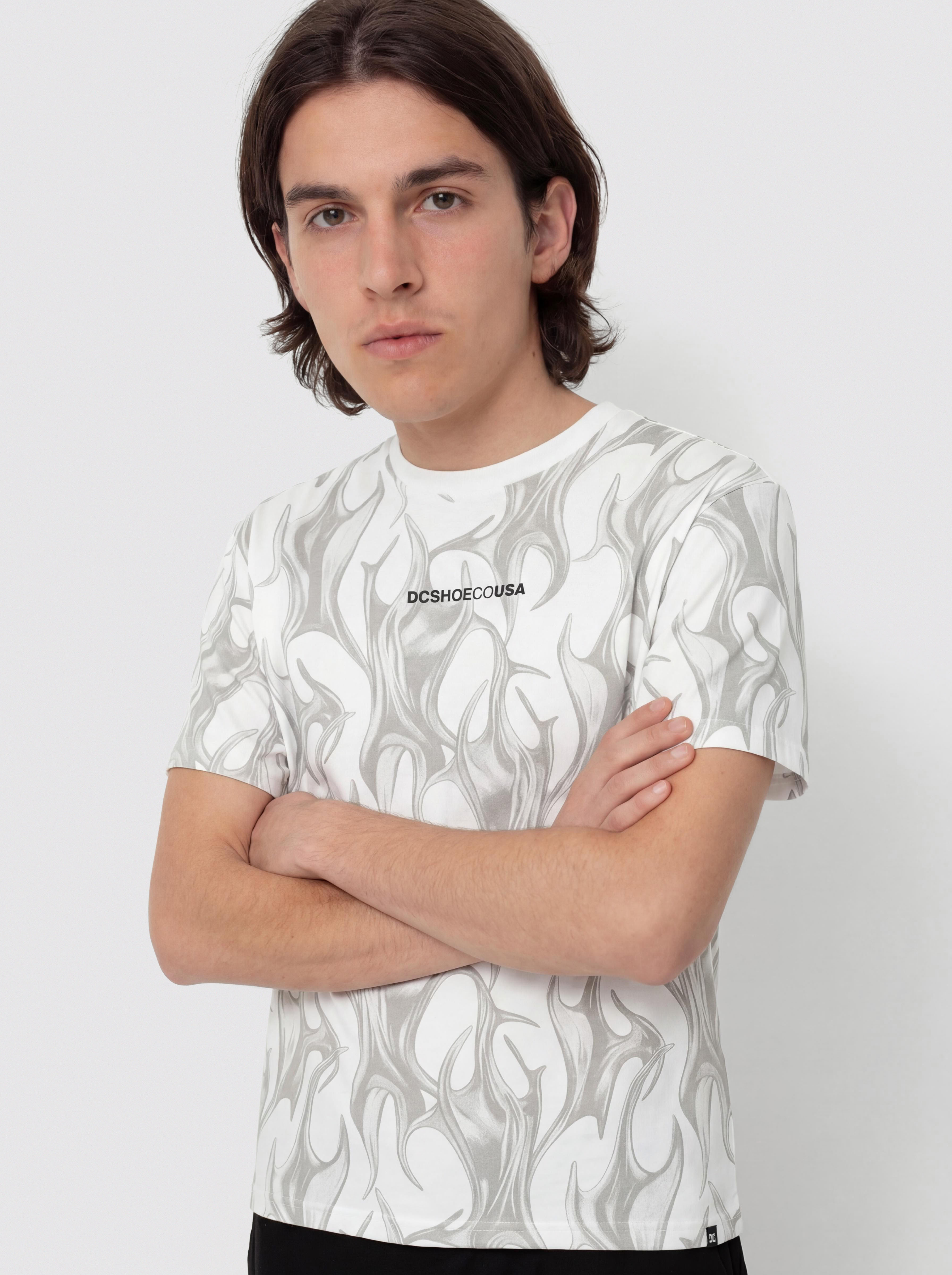 Тениска DC Liquid Fuego (white)