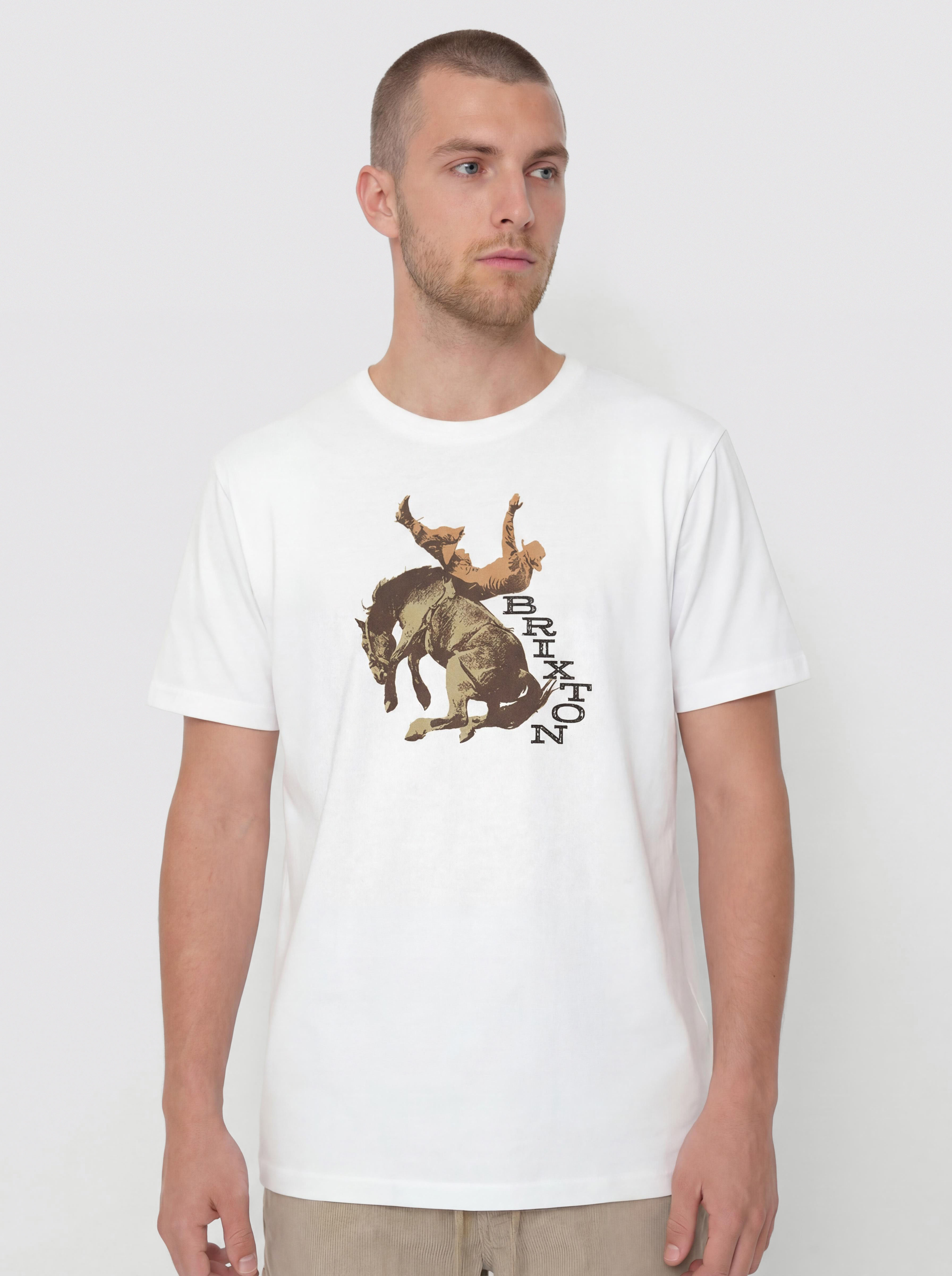 Тениска Brixton Rowdy Tlrt (white)