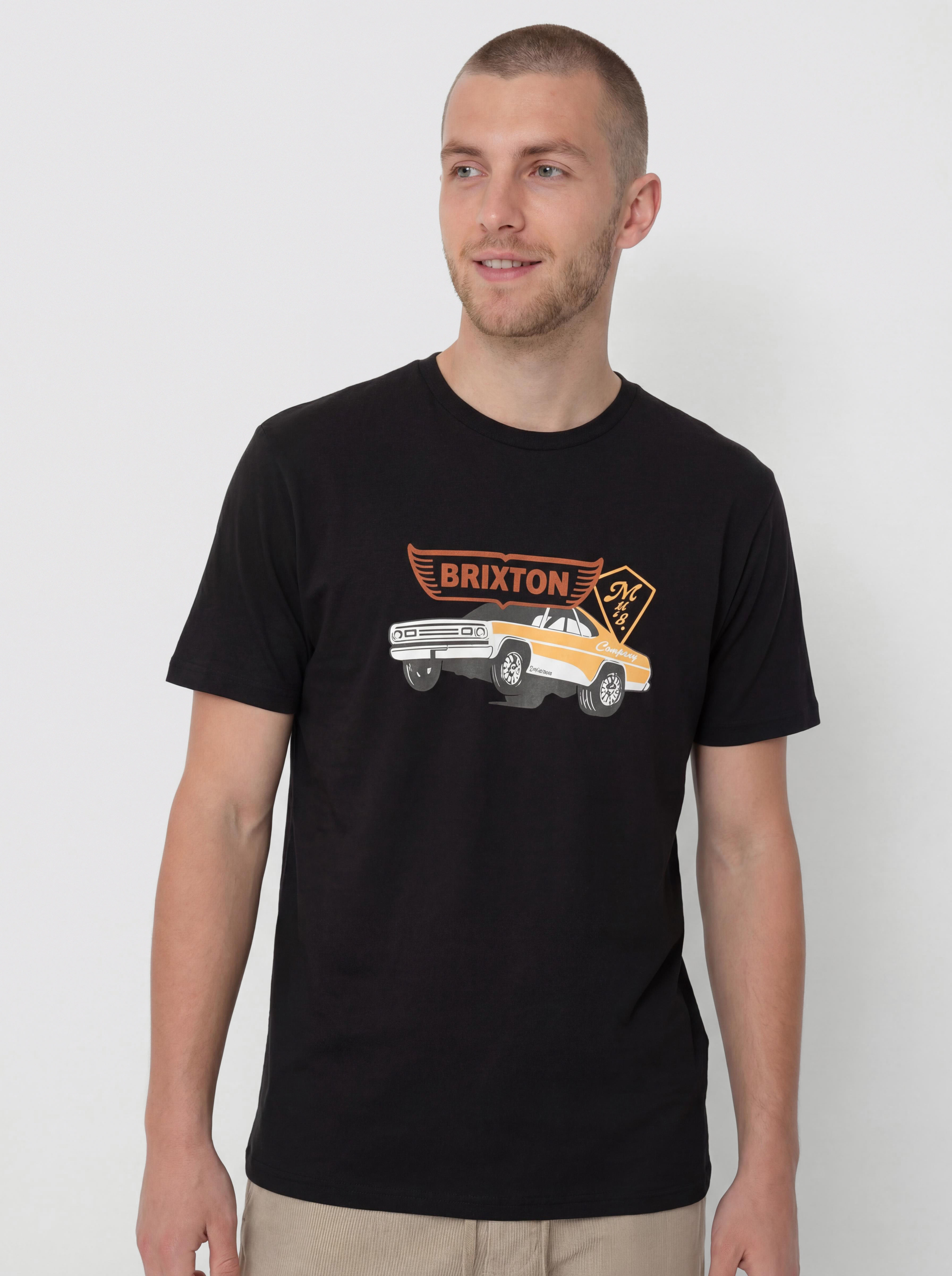 Тениска Brixton Barona Tlrt (black)