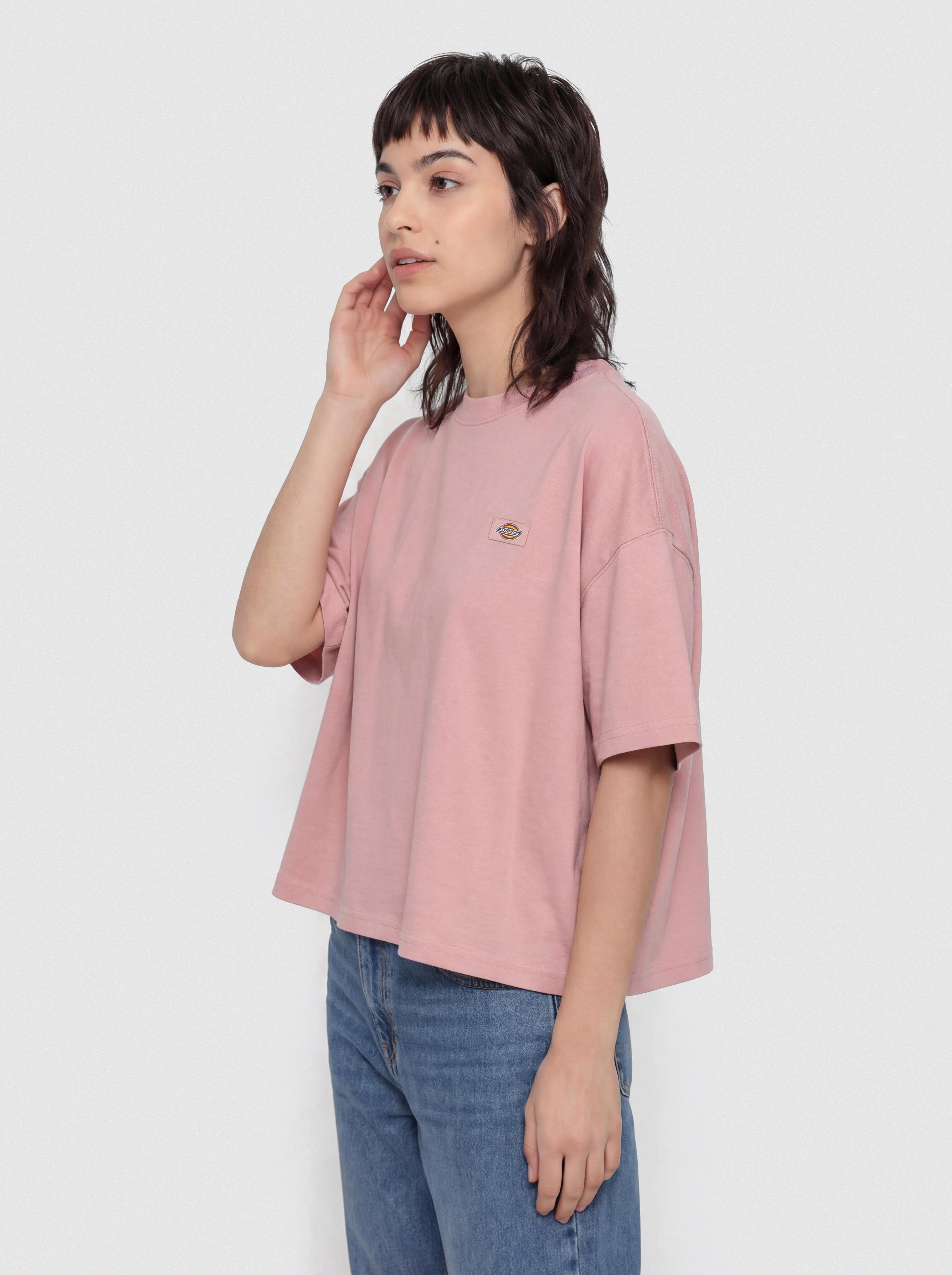 Тениска Dickies Oakport Boxy Wmn (bridal rose)