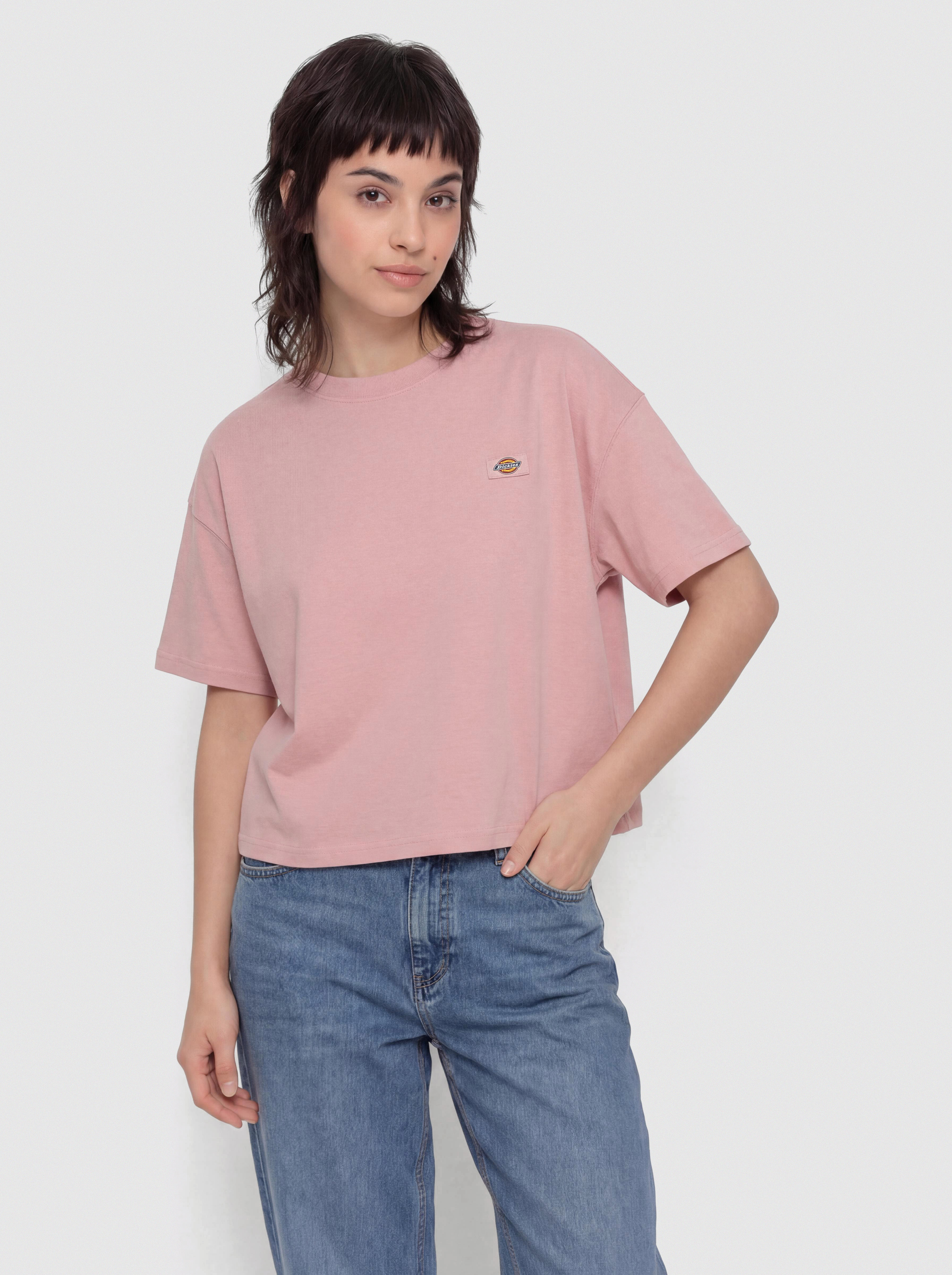 Тениска Dickies Oakport Boxy Wmn (bridal rose)