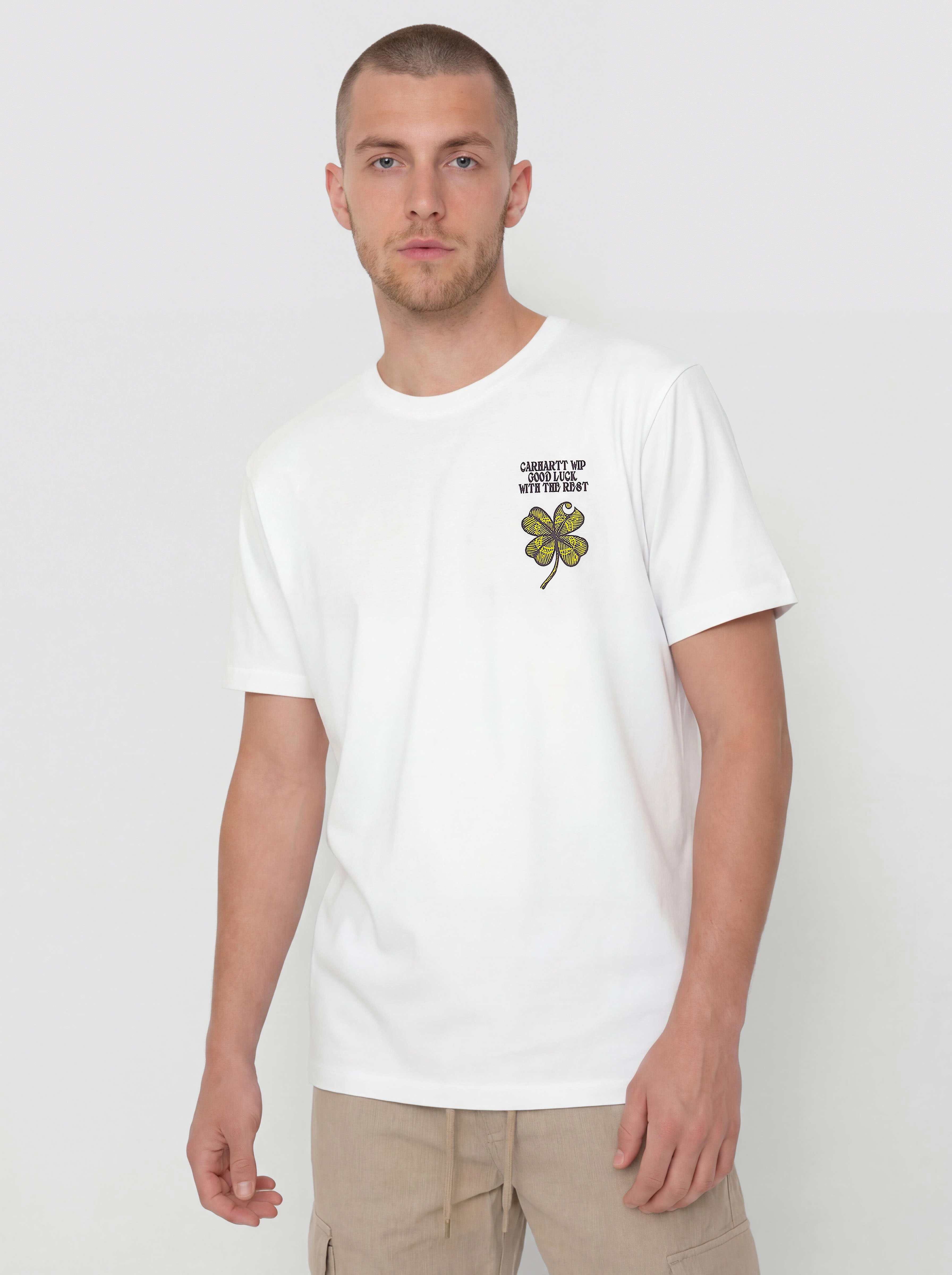 Тениска Carhartt WIP Clover (white)