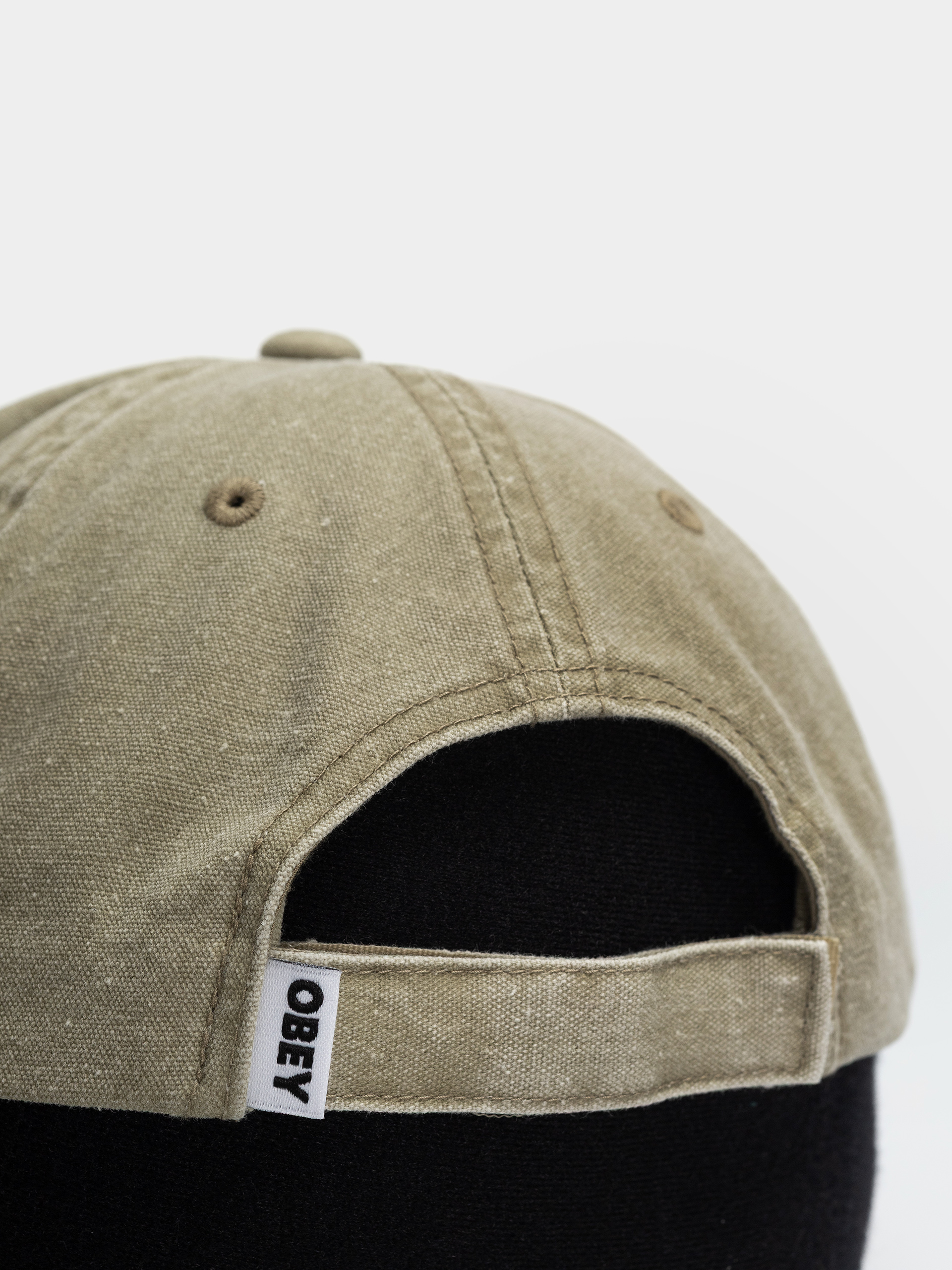 Шапка с козирка OBEY Icon Eyes Pigment 6 Panel (pigment khaki)