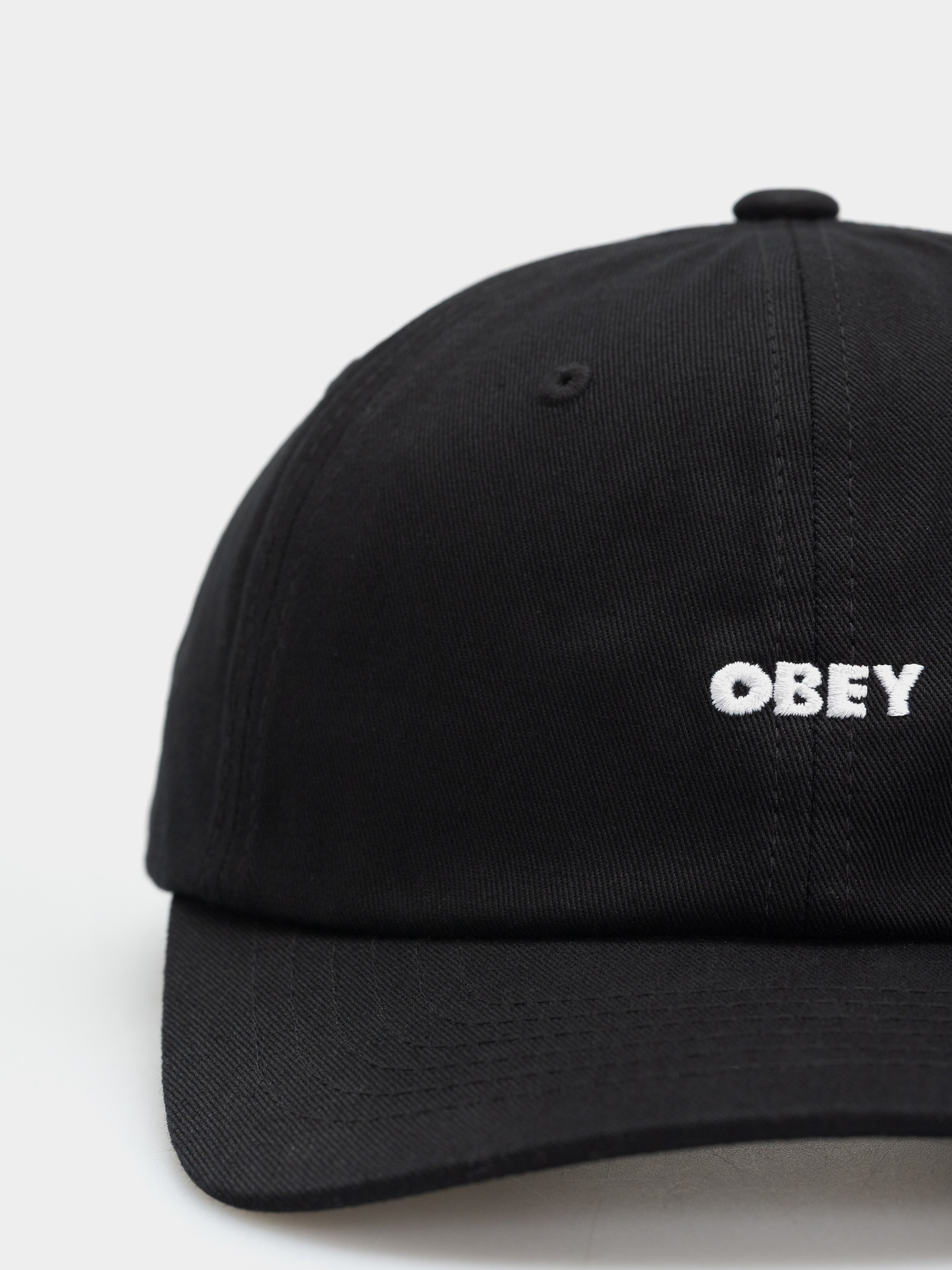 Шапка с козирка OBEY Bold Curve 6 Panel (black)