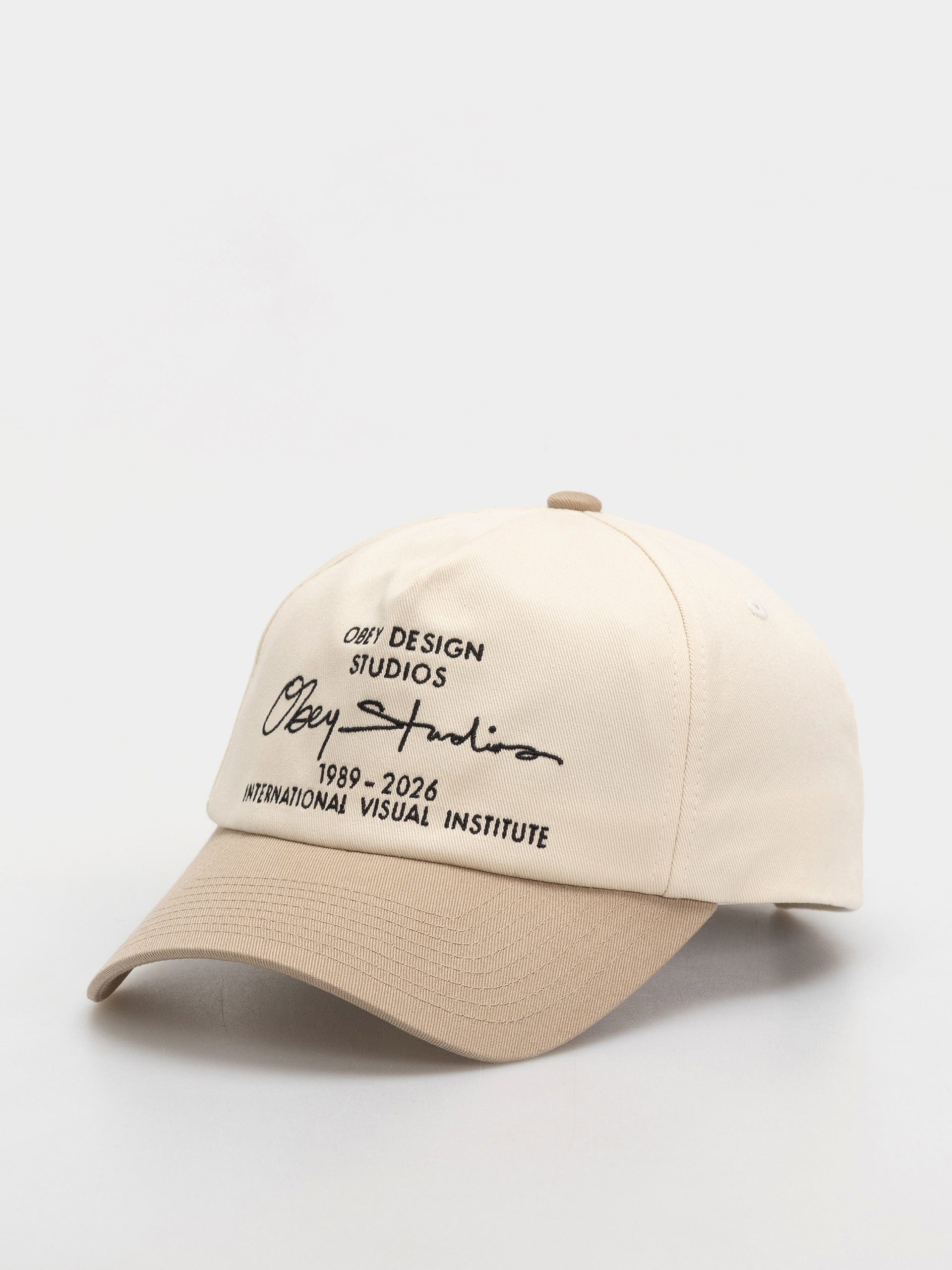 Шапка с козирка OBEY Design Studios 5 Panel (pale khaki multi)