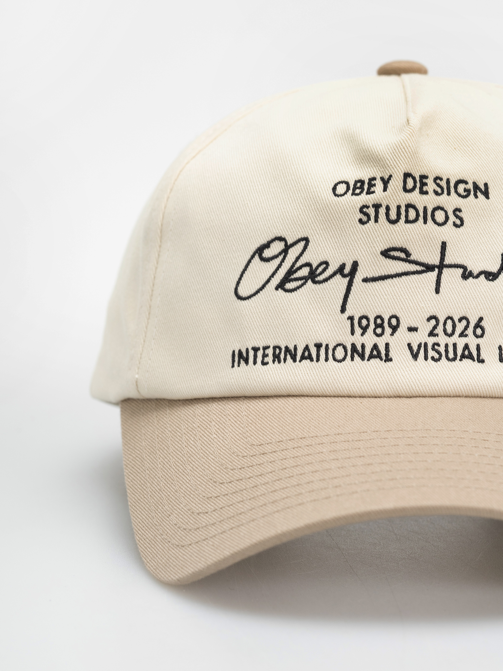 Шапка с козирка OBEY Design Studios 5 Panel (pale khaki multi)