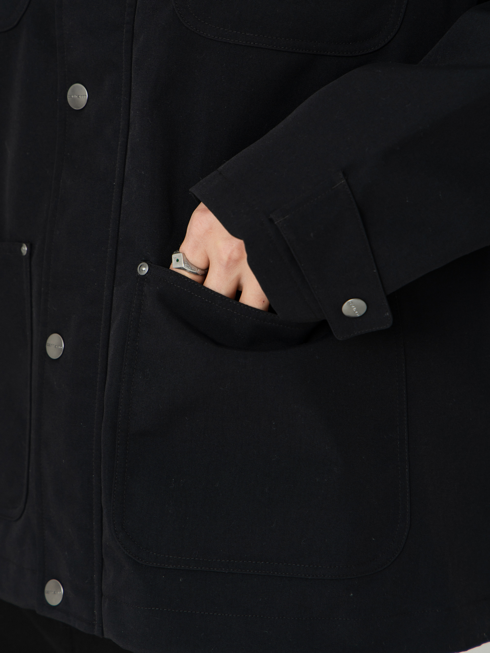 Яке Carhartt WIP Clapton (black/black)