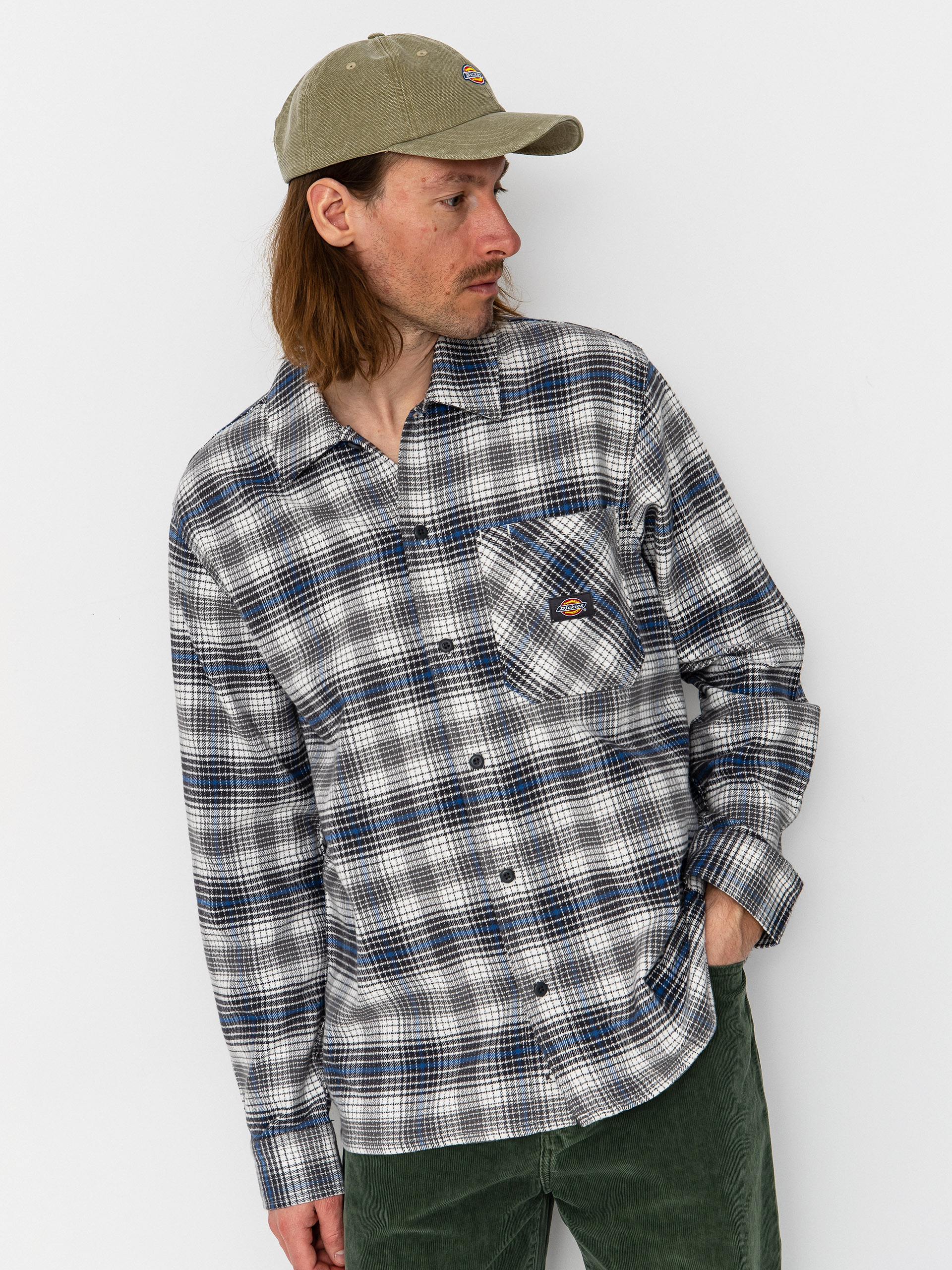 Риза Dickies Forest Check (charcoal)