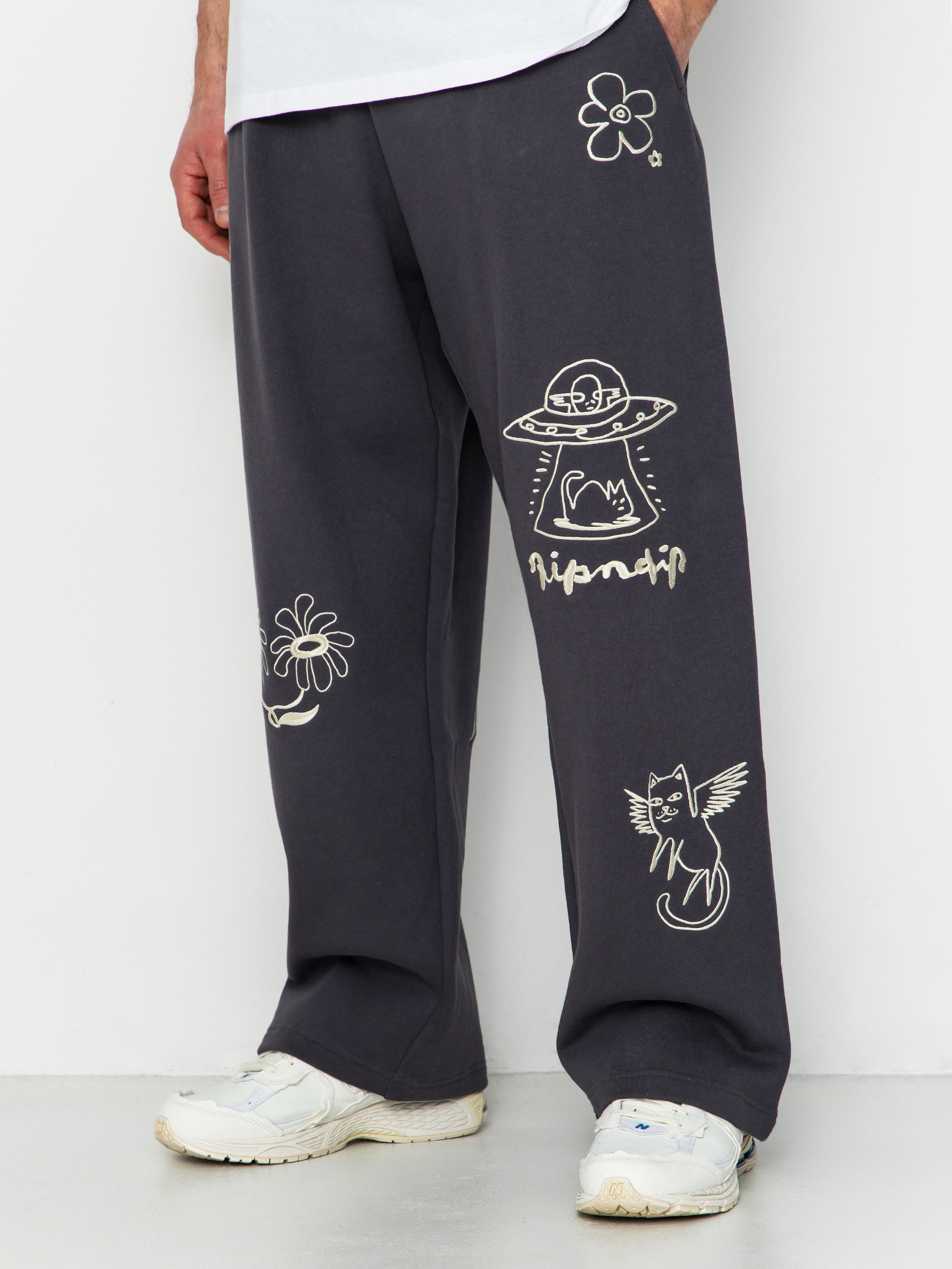 Панталони RipNDip Blonded Straight Leg (charcoal)