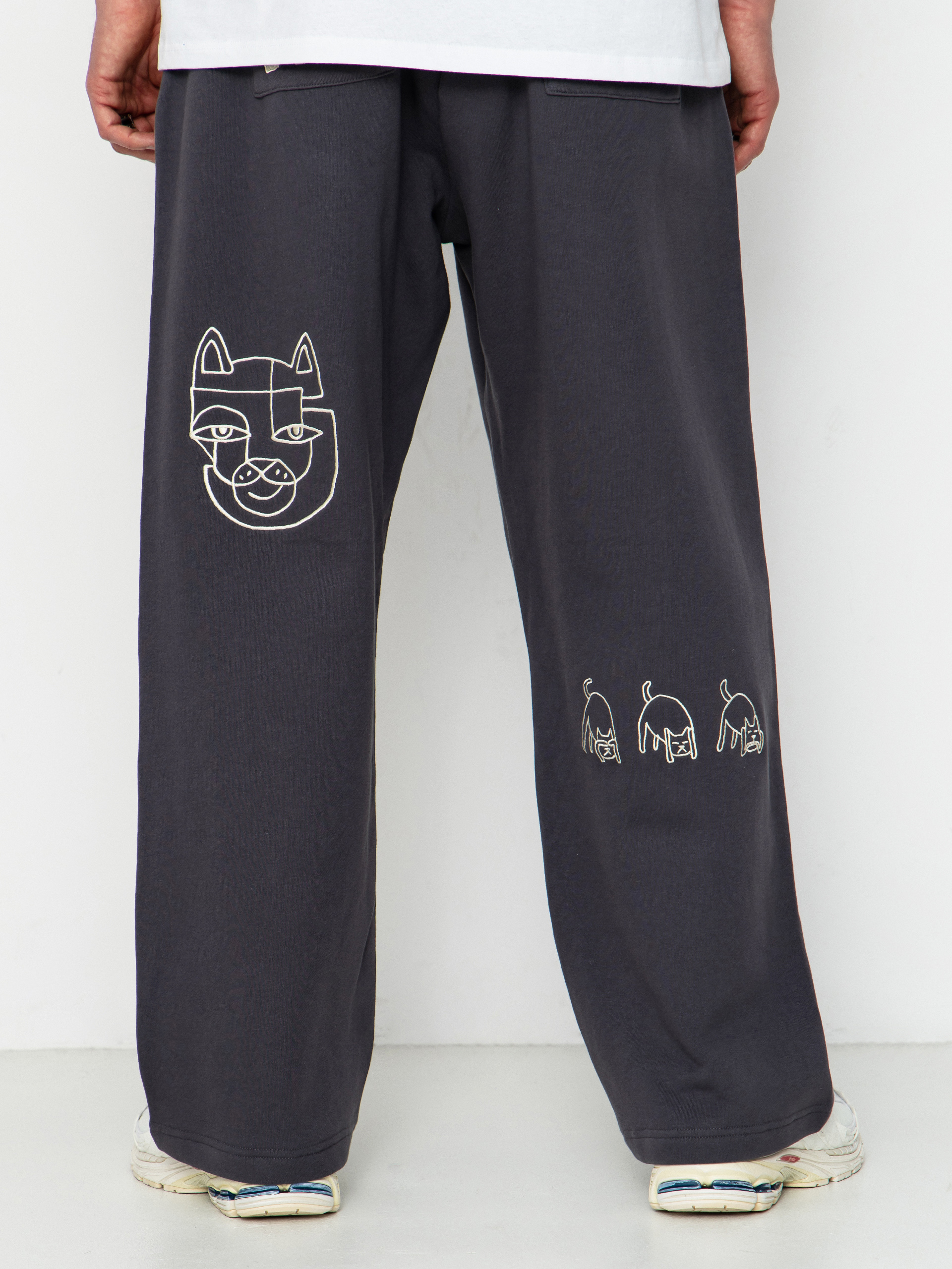 Панталони RipNDip Blonded Straight Leg (charcoal)
