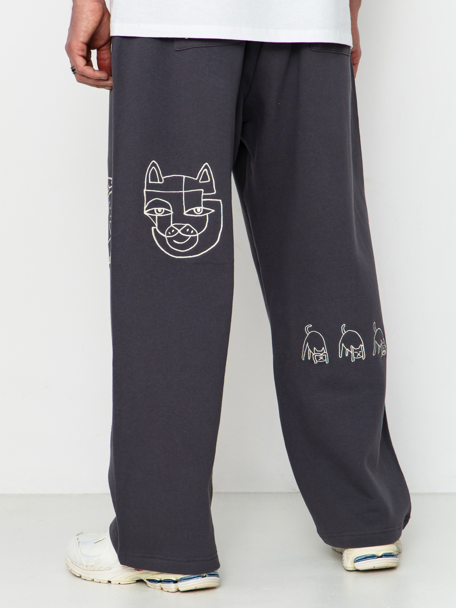 Панталони RipNDip Blonded Straight Leg (charcoal)