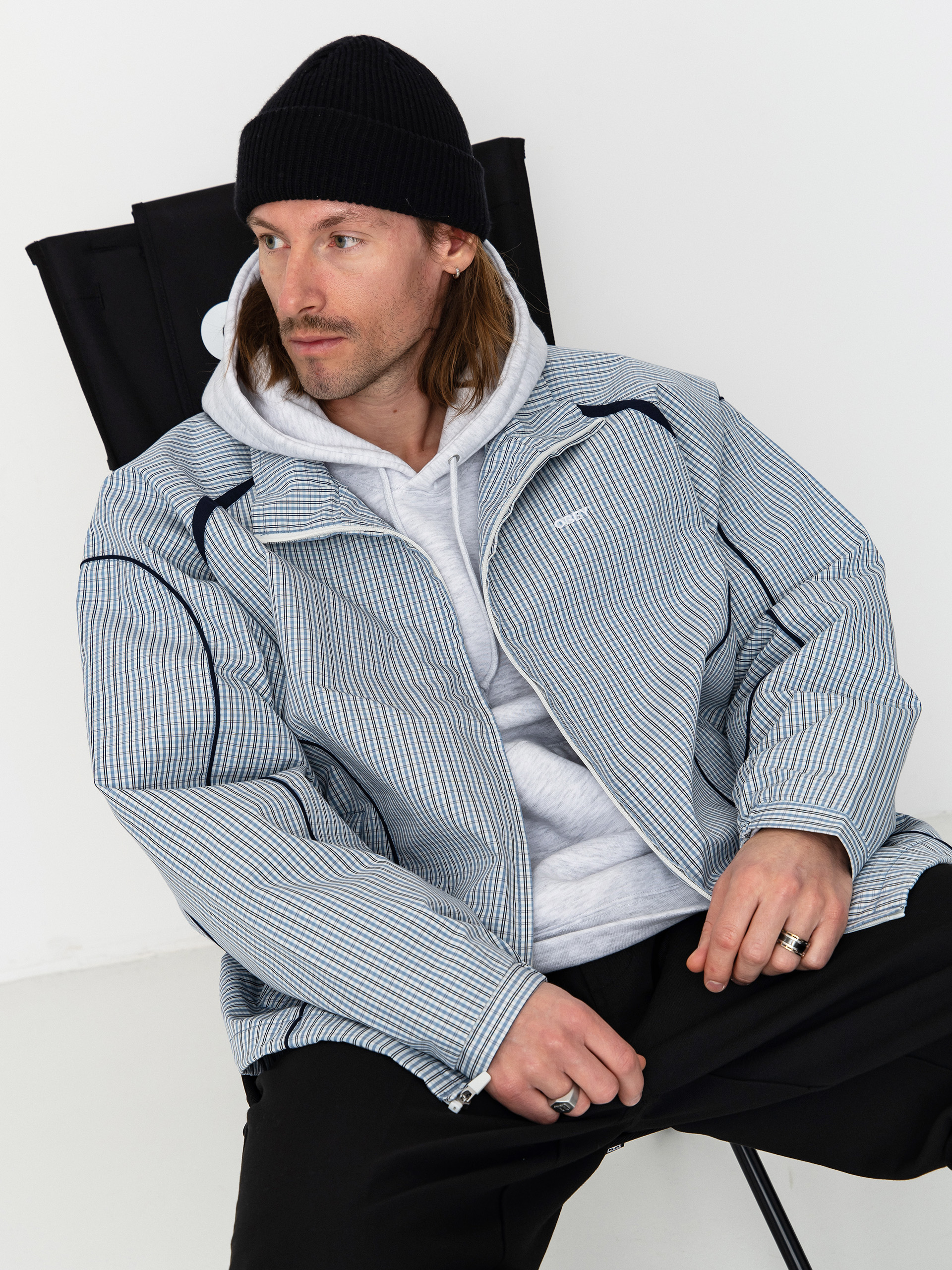 Яке OBEY Practice Windbreaker (plaid multi)