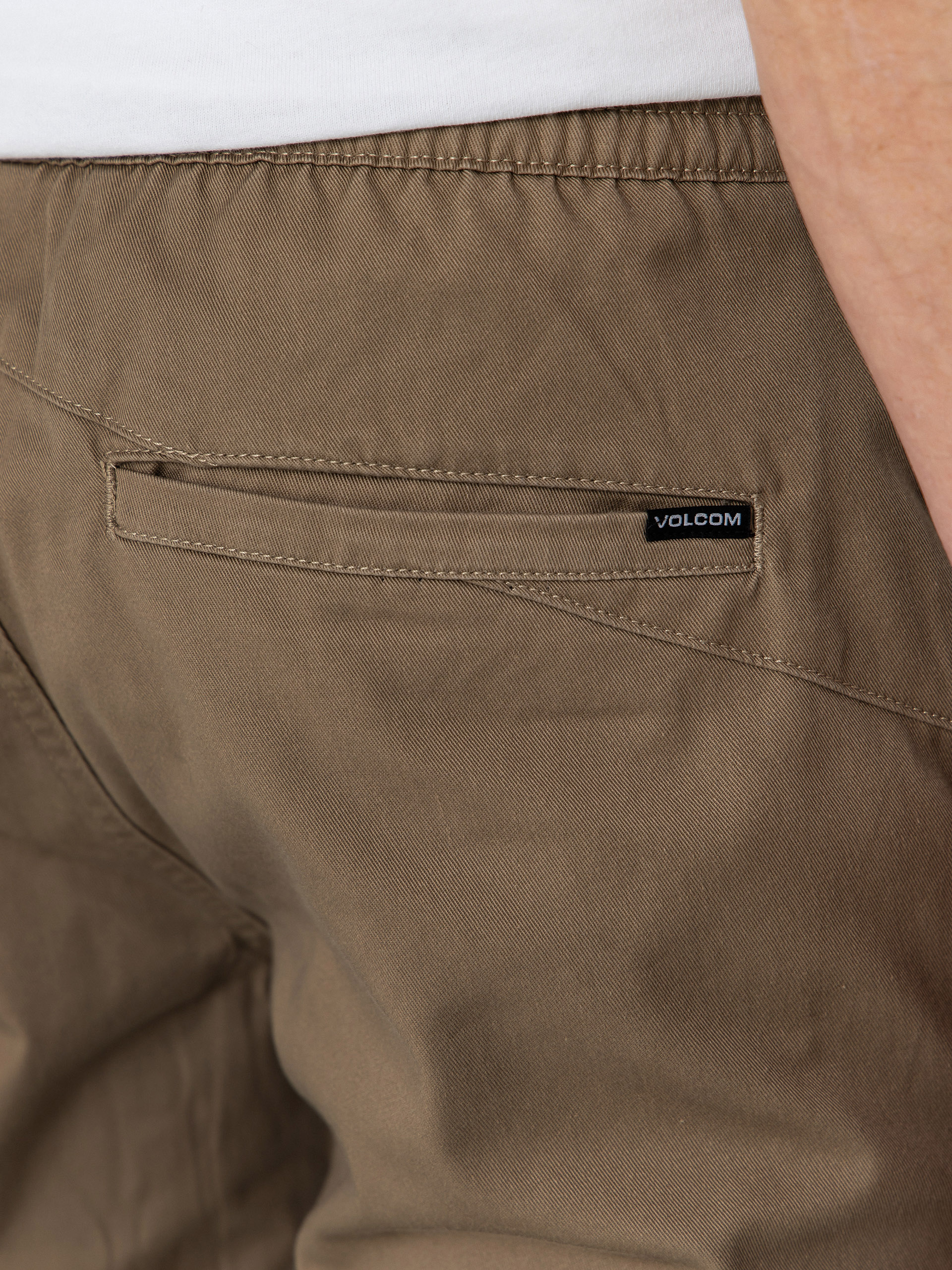 Панталони Volcom Frickin Slim Jogger (khaki)