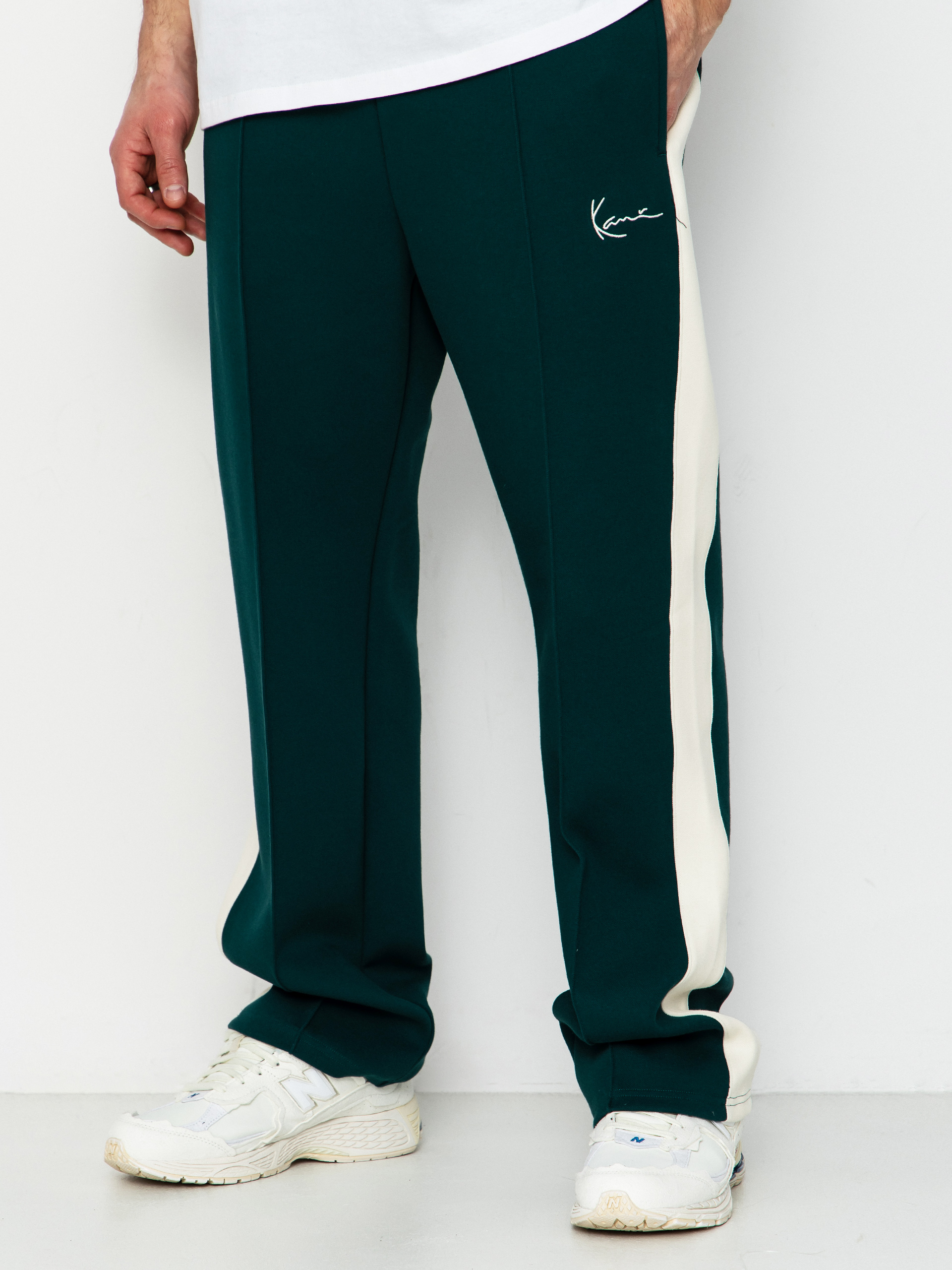u041fu0430u043du0442u0430u043bu043eu043du0438 Karl Kani Signature Sidestripe Pique (green)